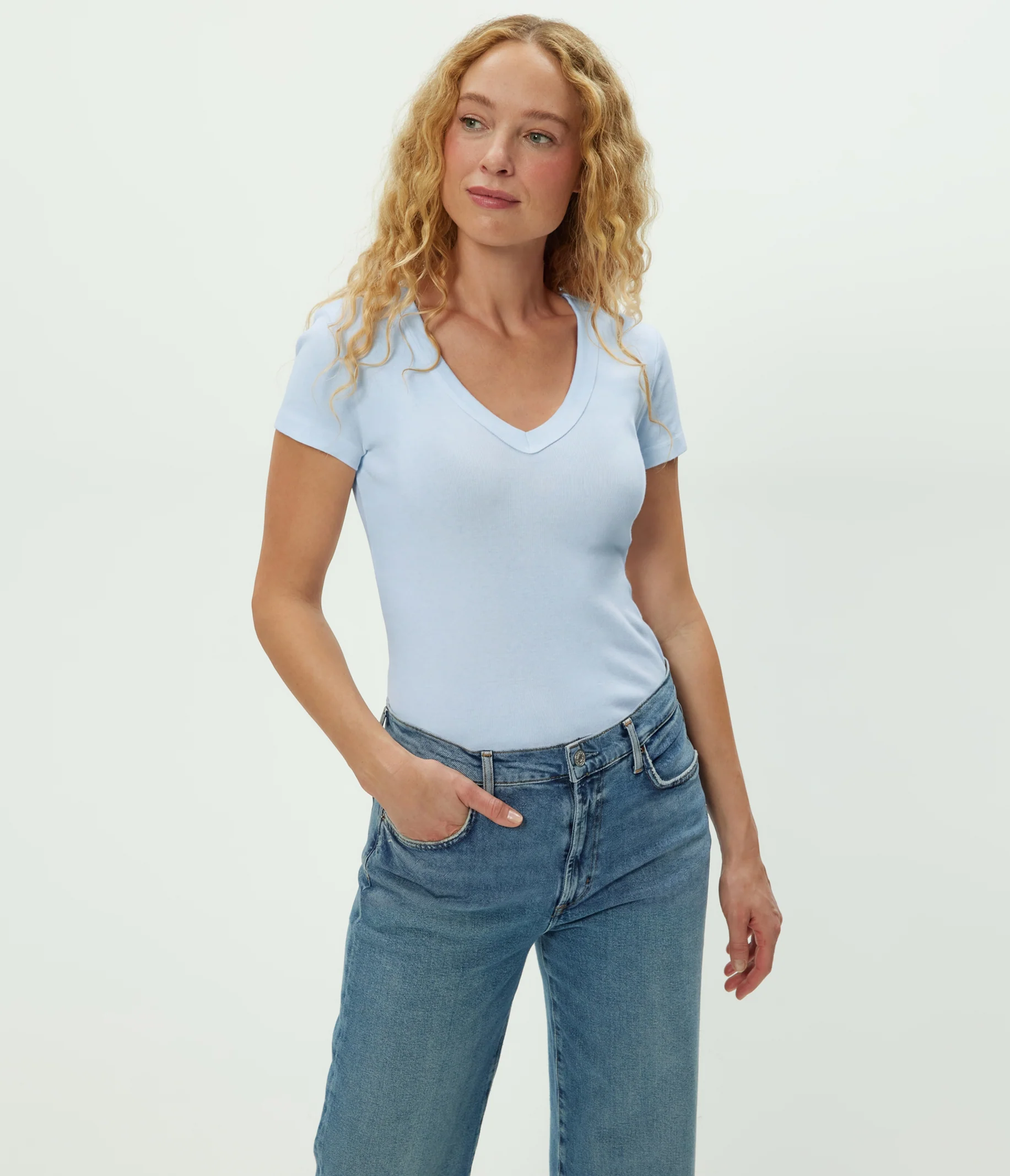 Nikki V-Neck Tee - Image 70