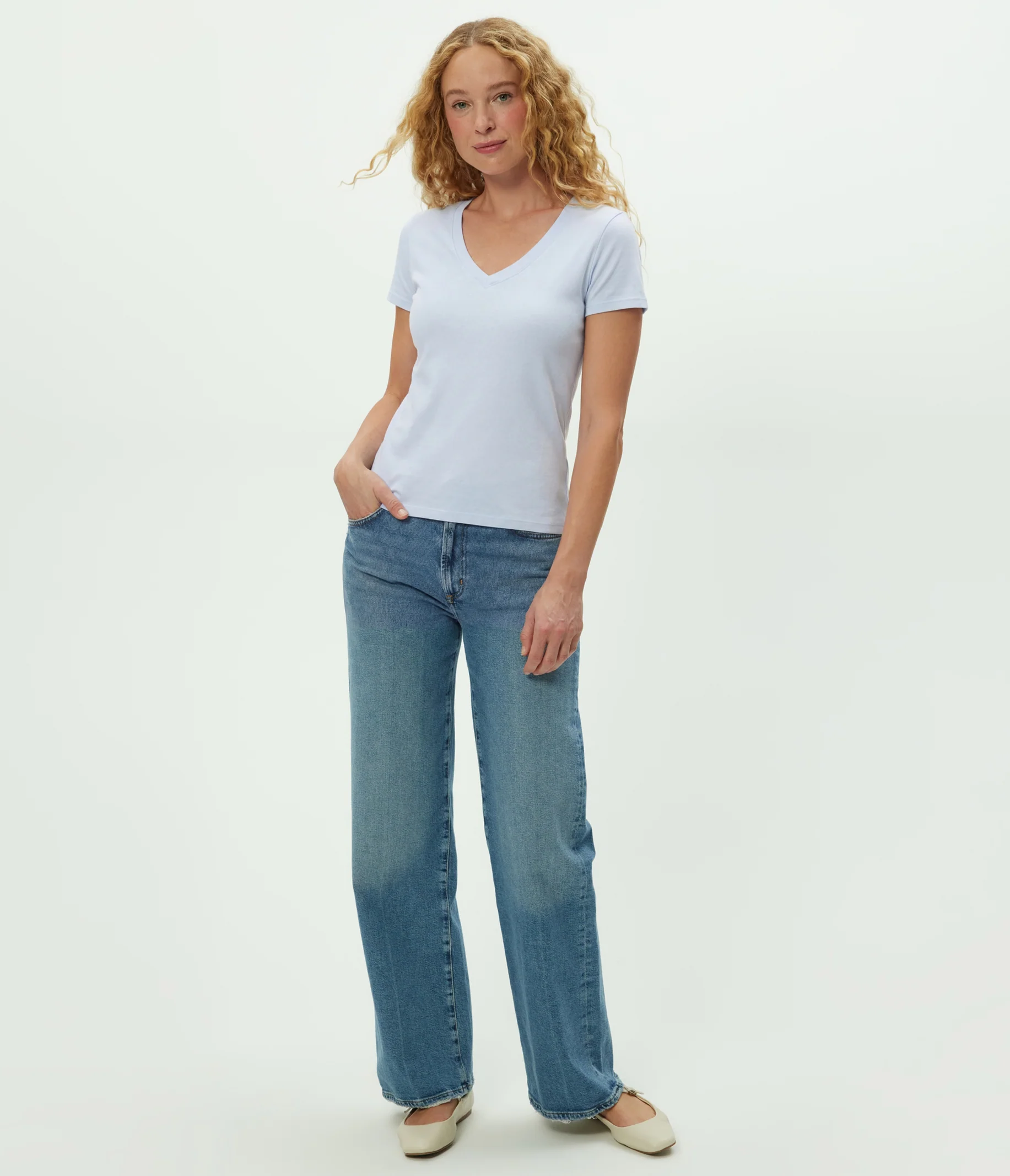 Nikki V-Neck Tee - Image 71