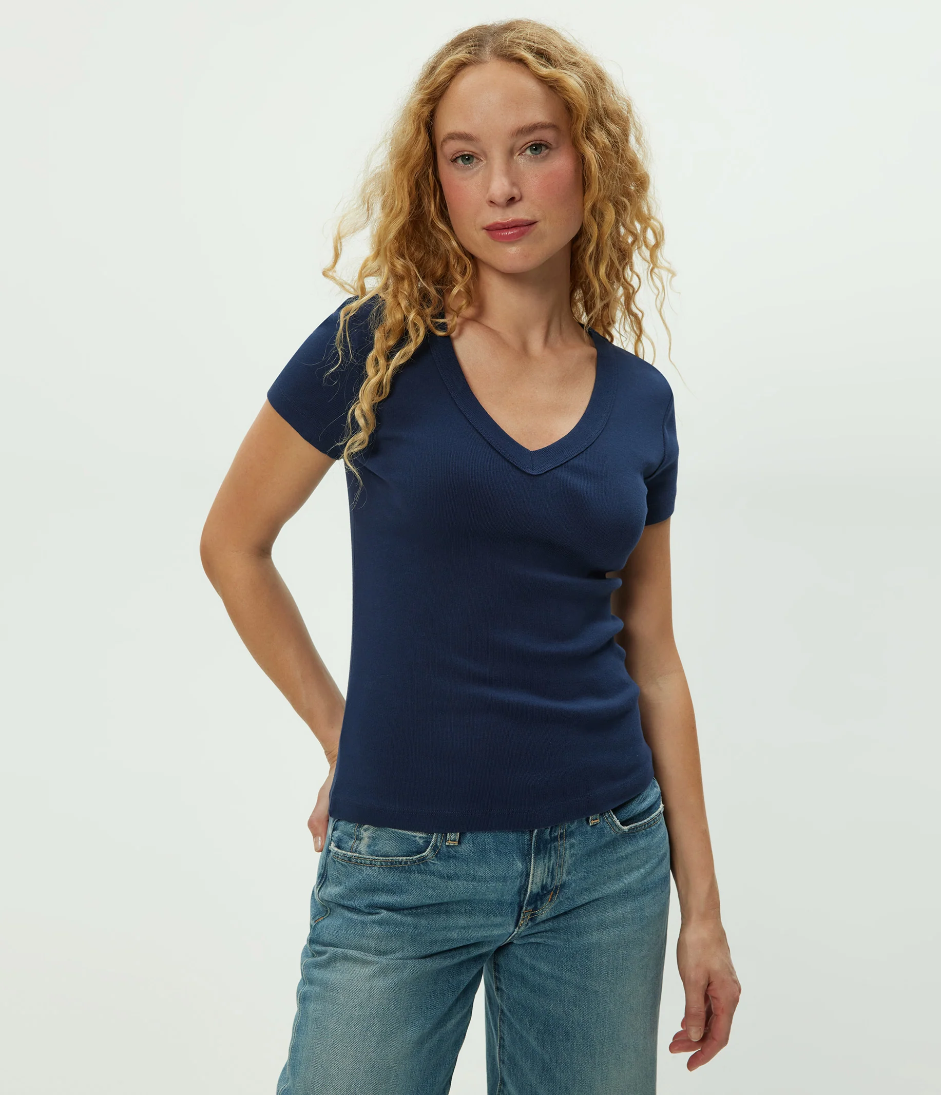 Nikki V-Neck Tee - Image 82