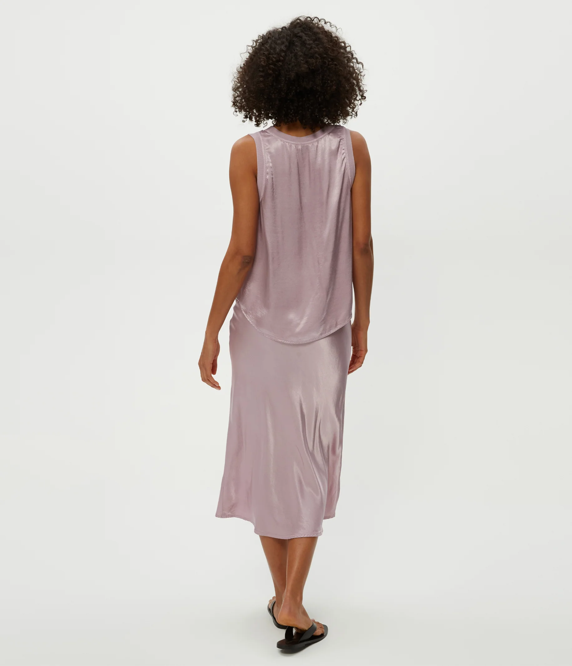 Petite Leila Bias Cut Midi Skirt - Image 19