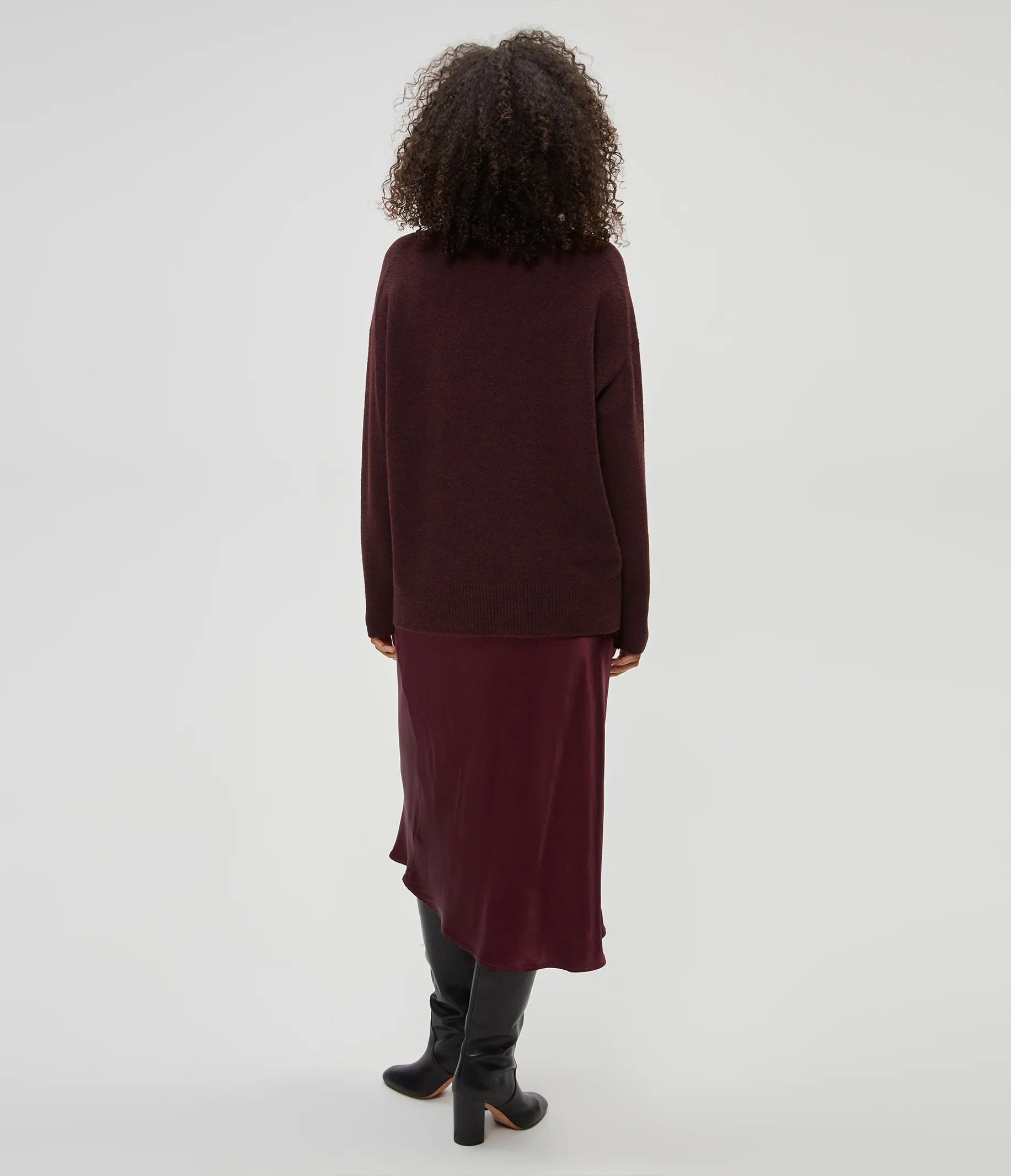 Petite Leila Bias Cut Midi Skirt - Image 31