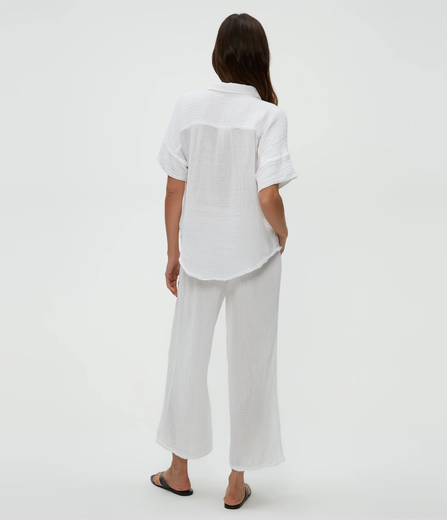 Petite Medina Cropped Gauze Pant - Image 10