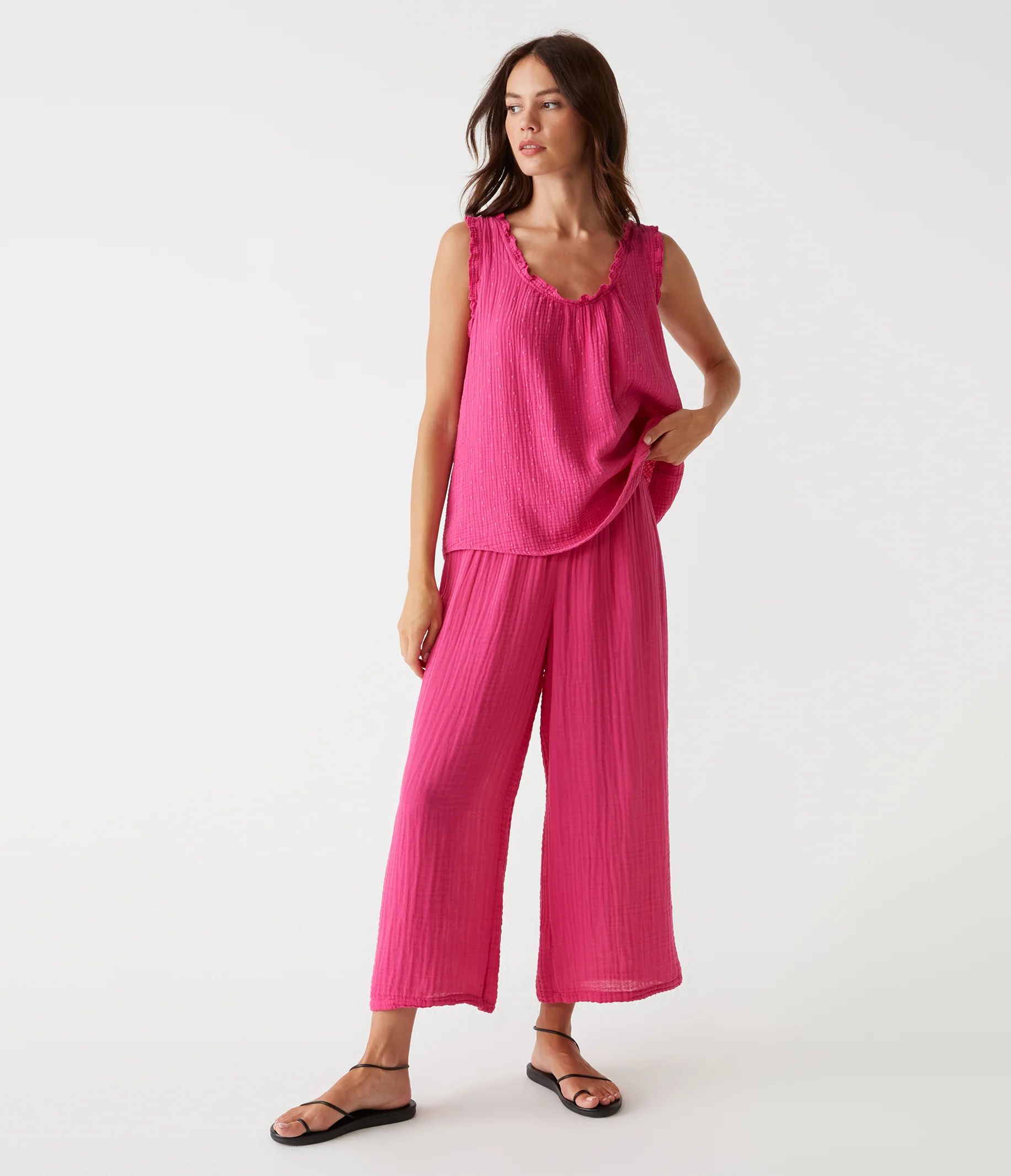 Petite Medina Cropped Gauze Pant - Image 11