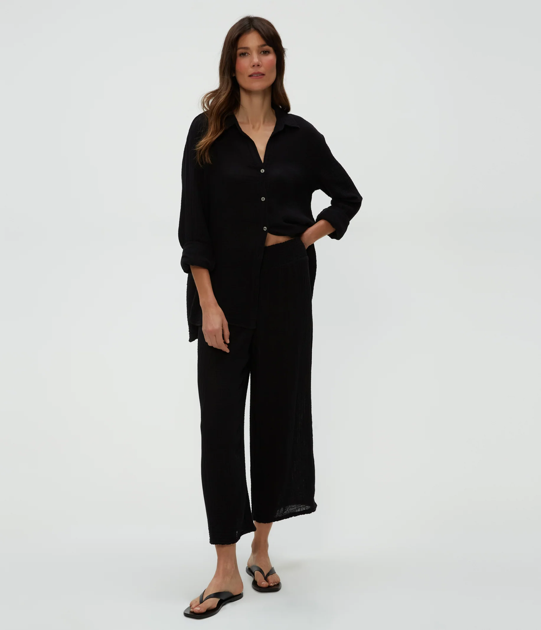 Petite Medina Cropped Gauze Pant - Image 15