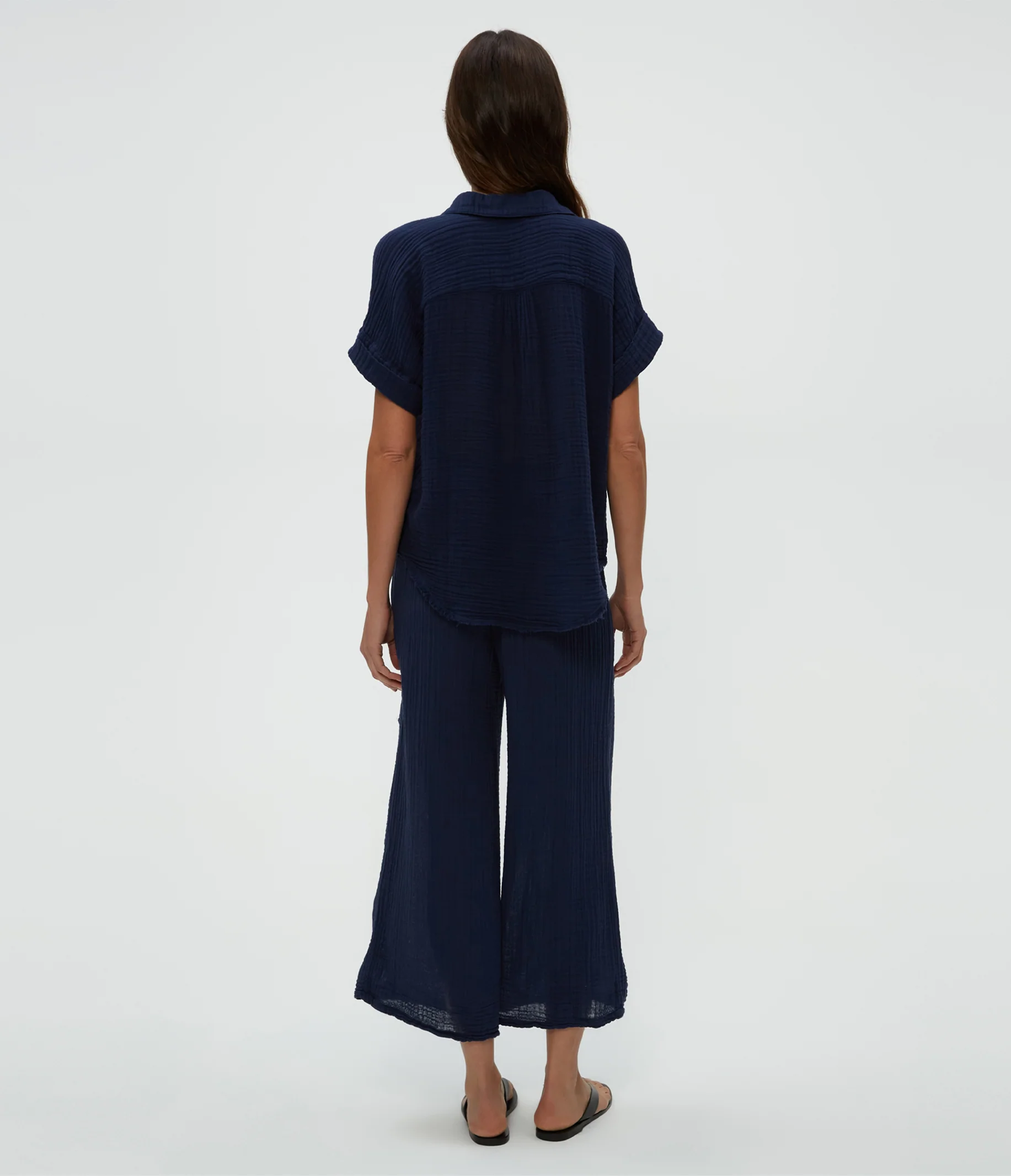 Petite Medina Cropped Gauze Pant - Image 6
