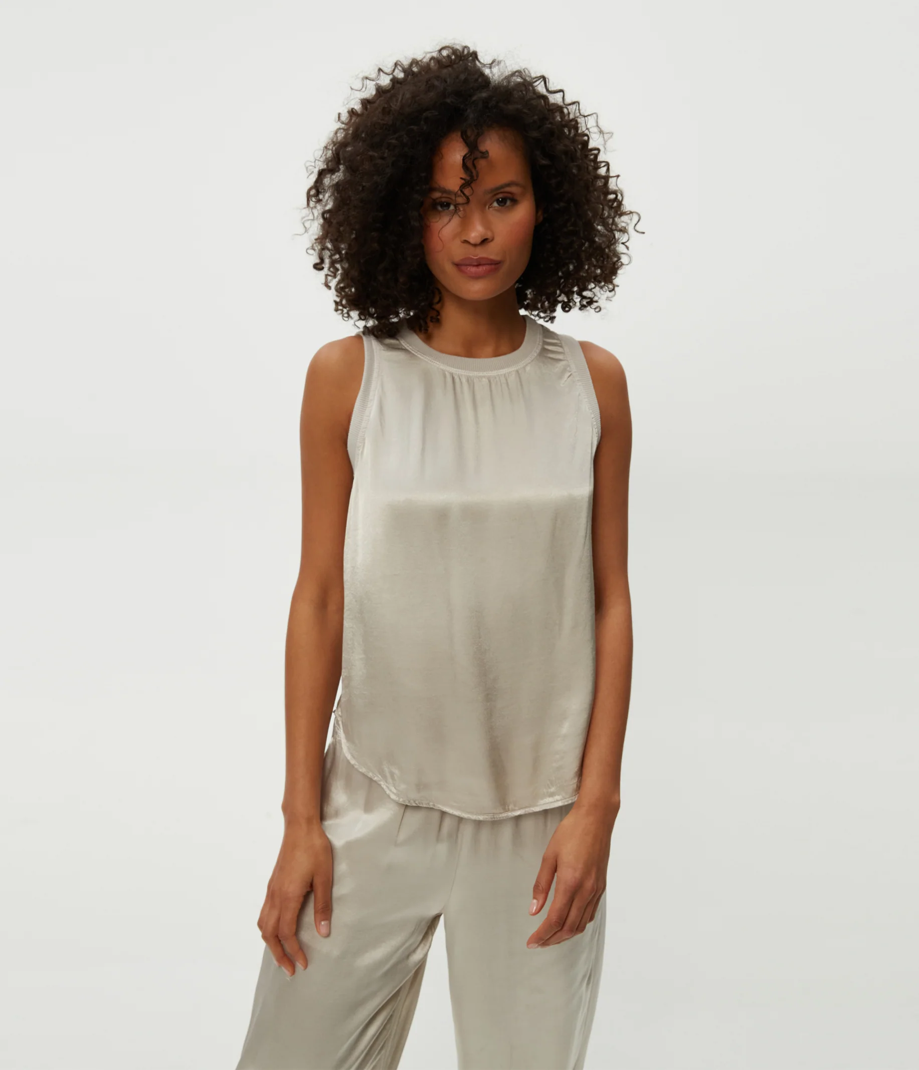 Shay Satin Tank - Image 17