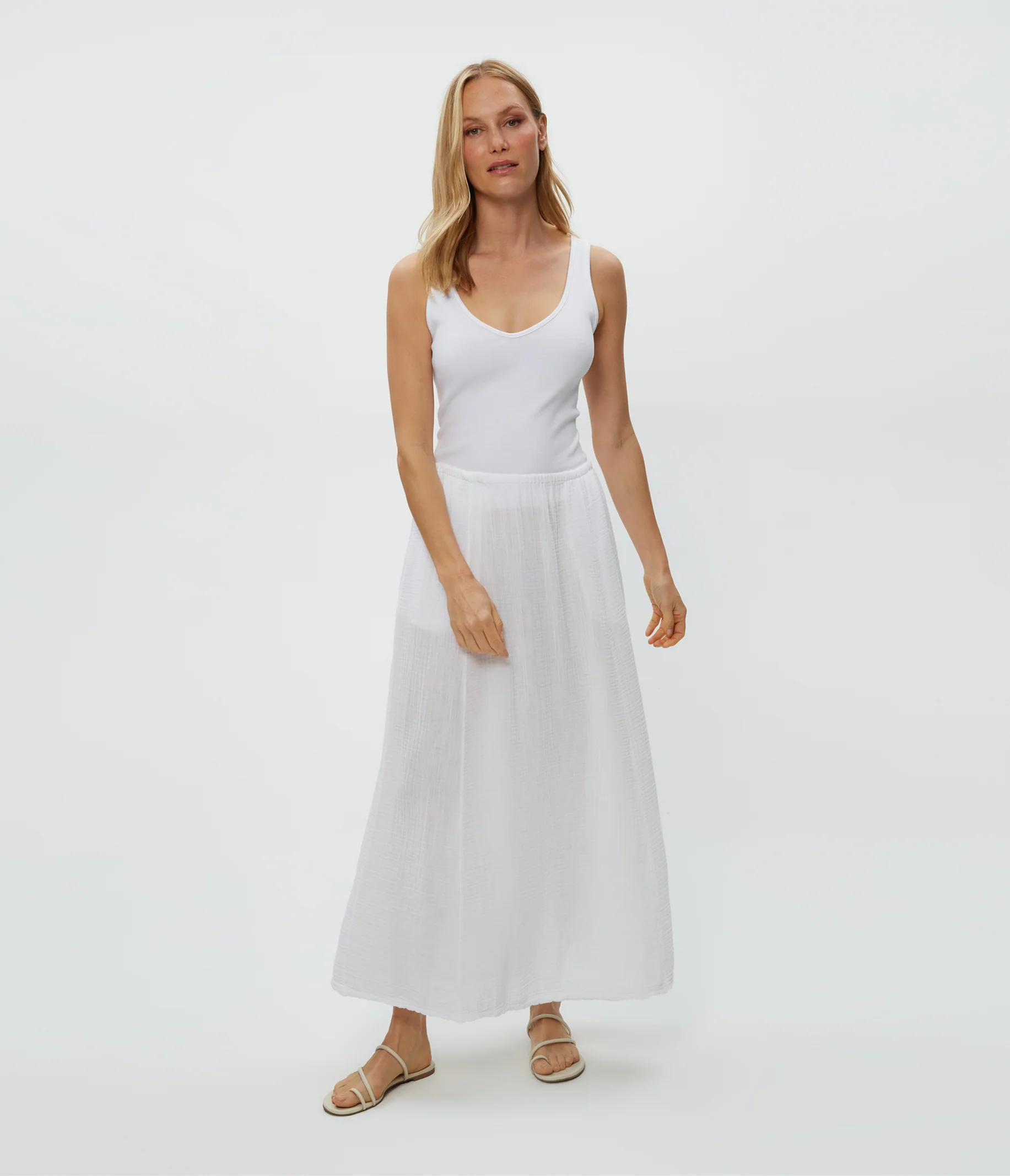 Phoebe Gauze Maxi Skirt - Image 10