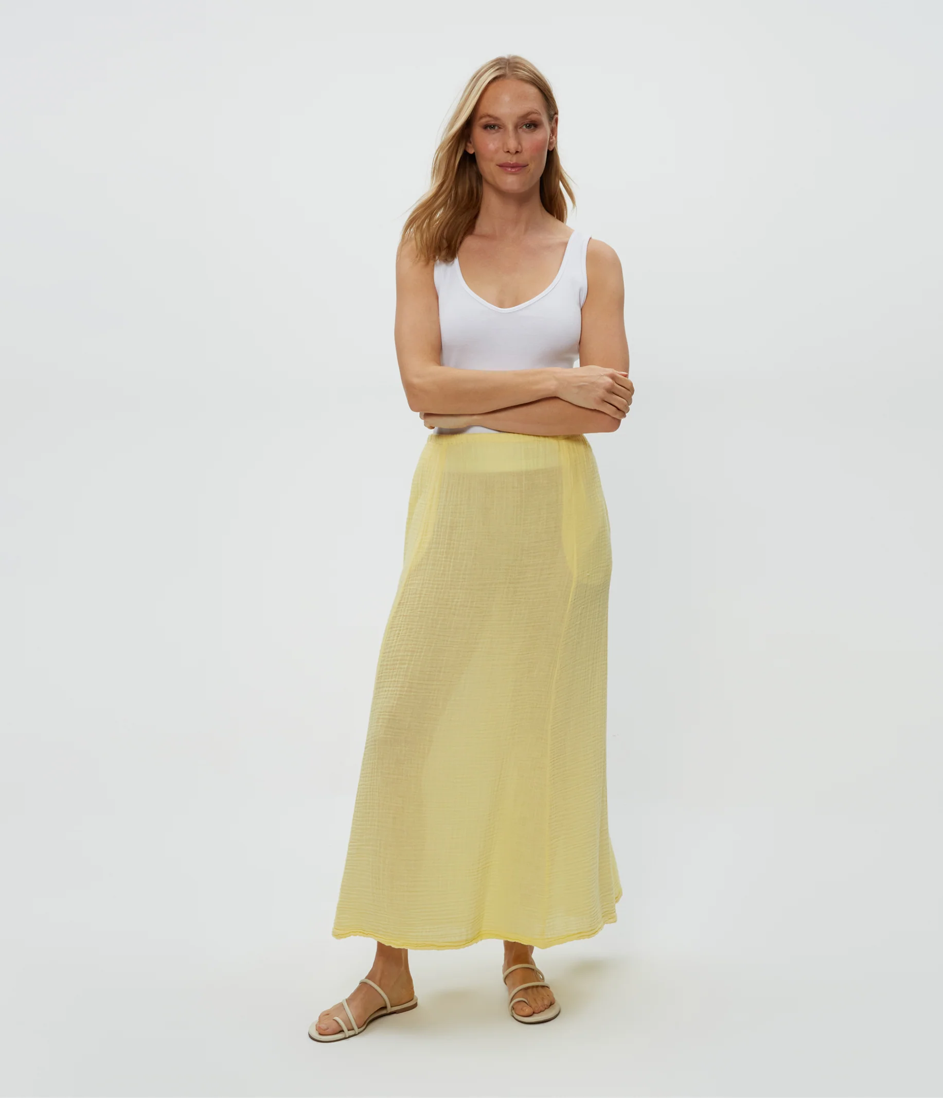 Phoebe Gauze Maxi Skirt - Image 18