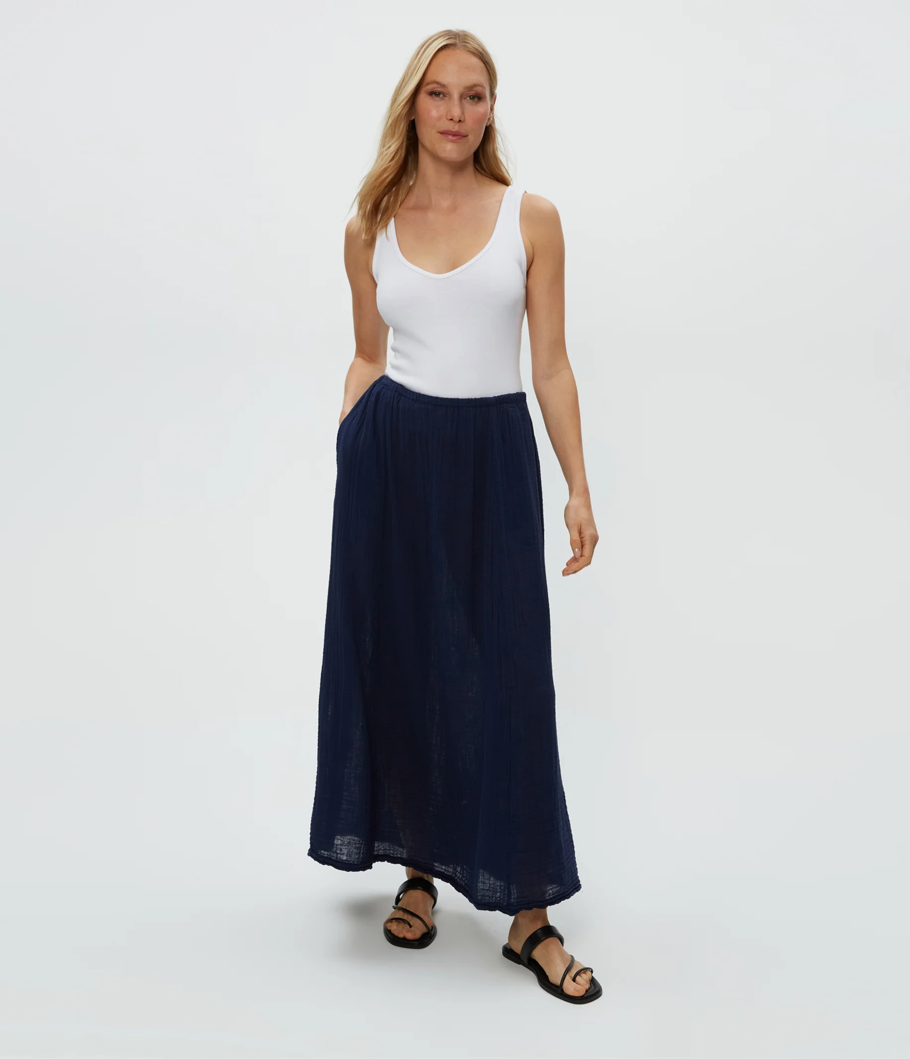 Phoebe Gauze Maxi Skirt - Image 21