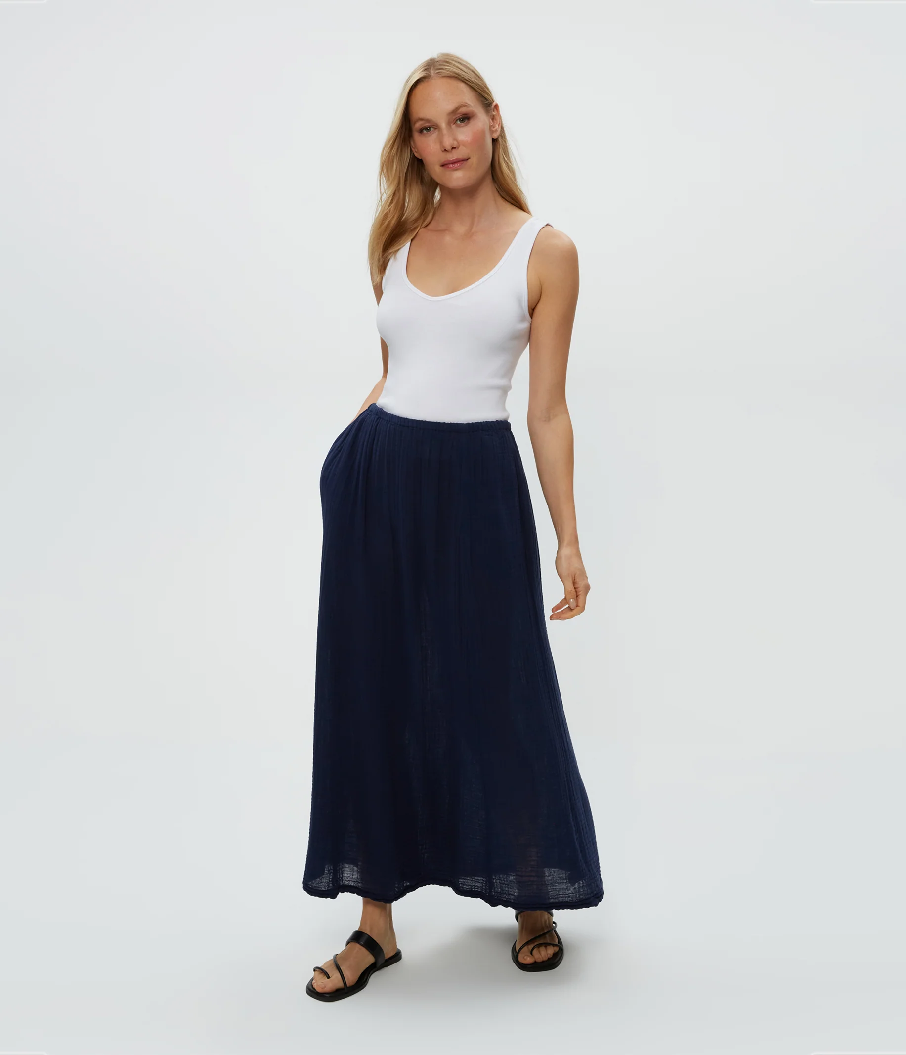 Phoebe Gauze Maxi Skirt - Image 23