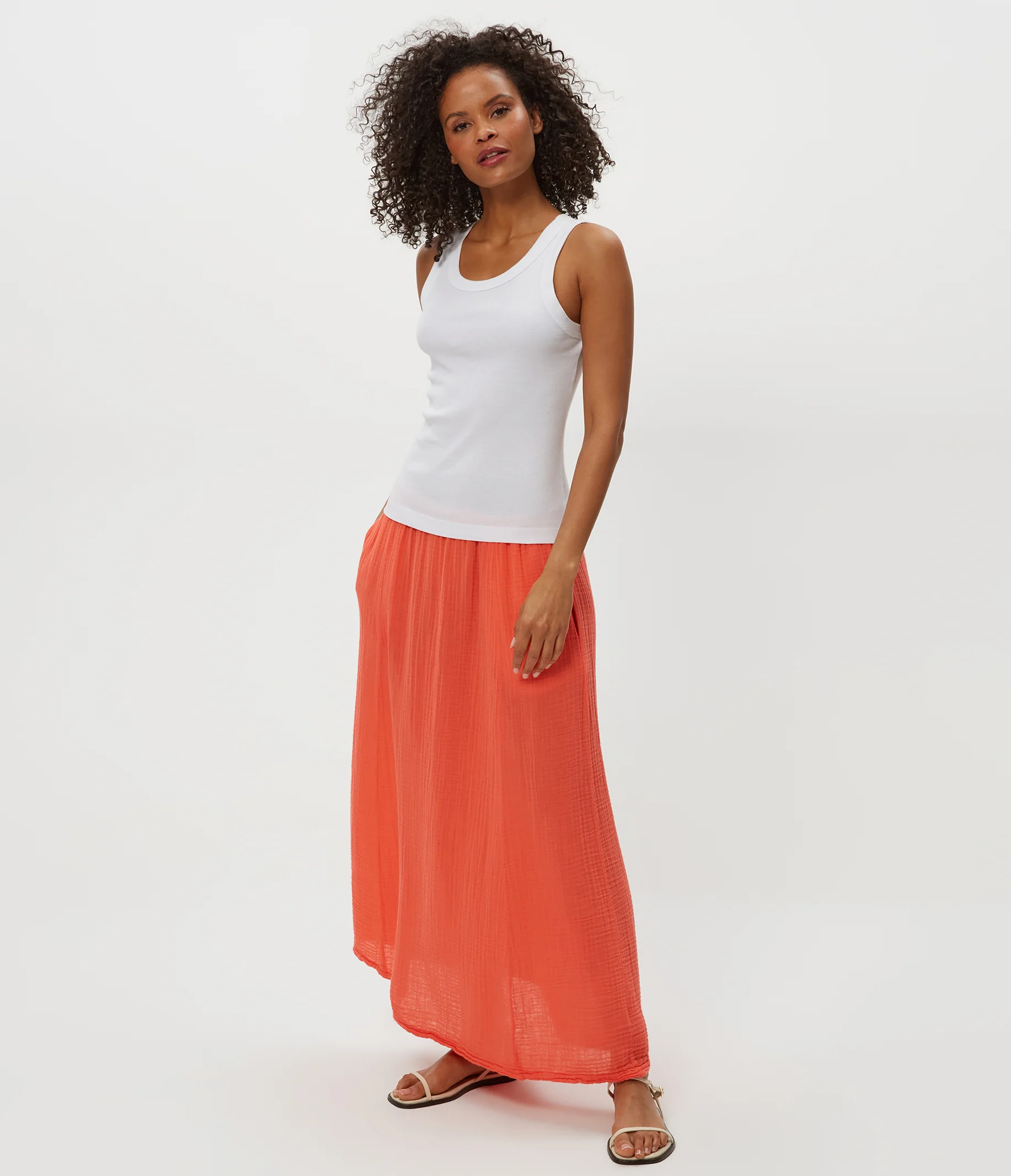 Phoebe Gauze Maxi Skirt - Image 25