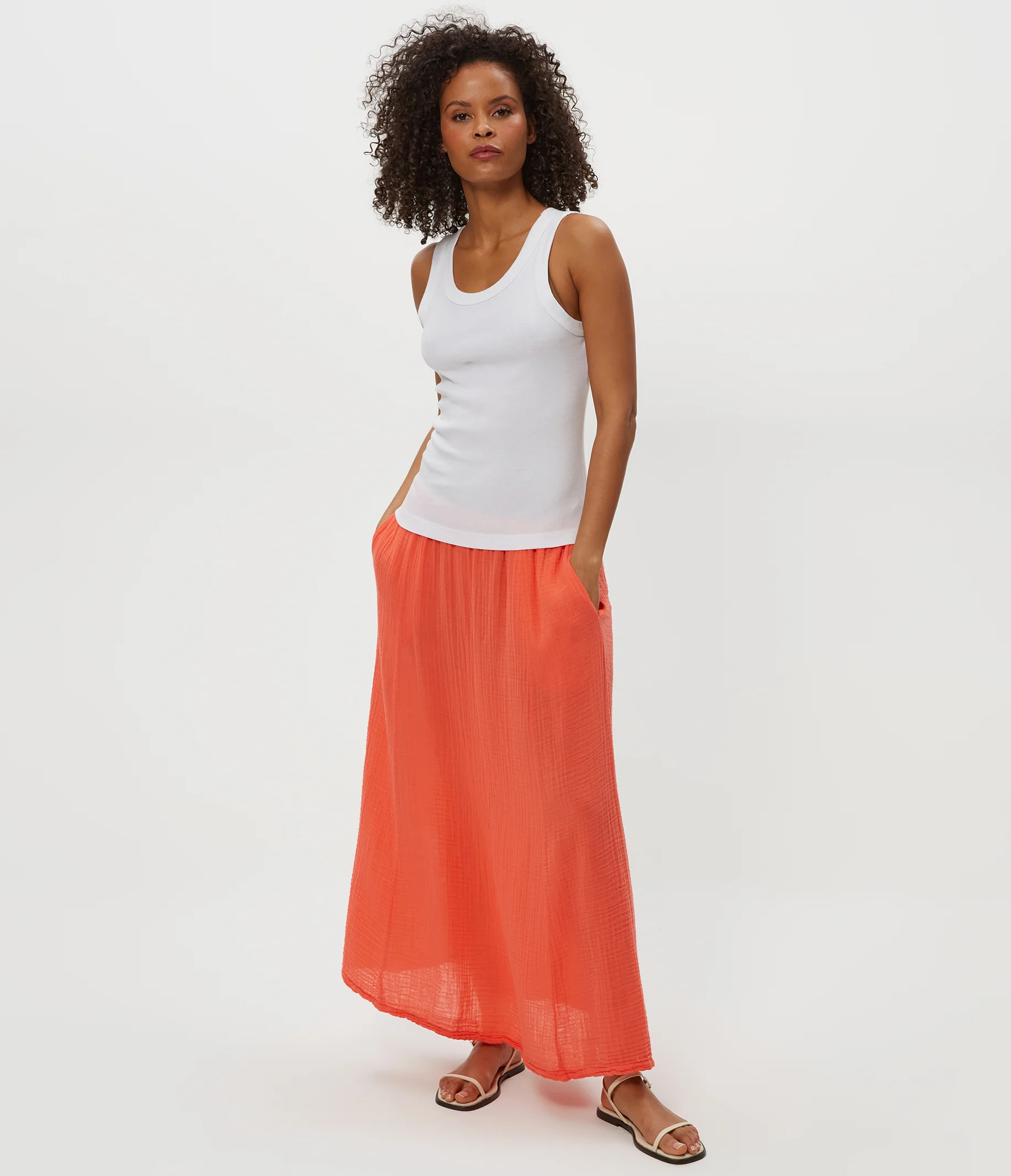 Phoebe Gauze Maxi Skirt - Image 26