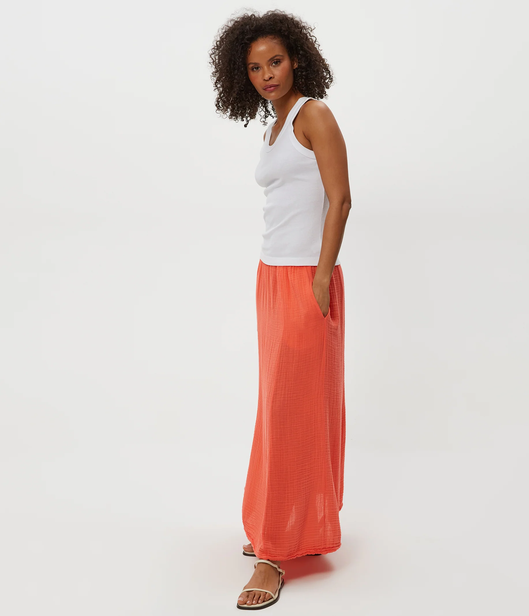 Phoebe Gauze Maxi Skirt - Image 27