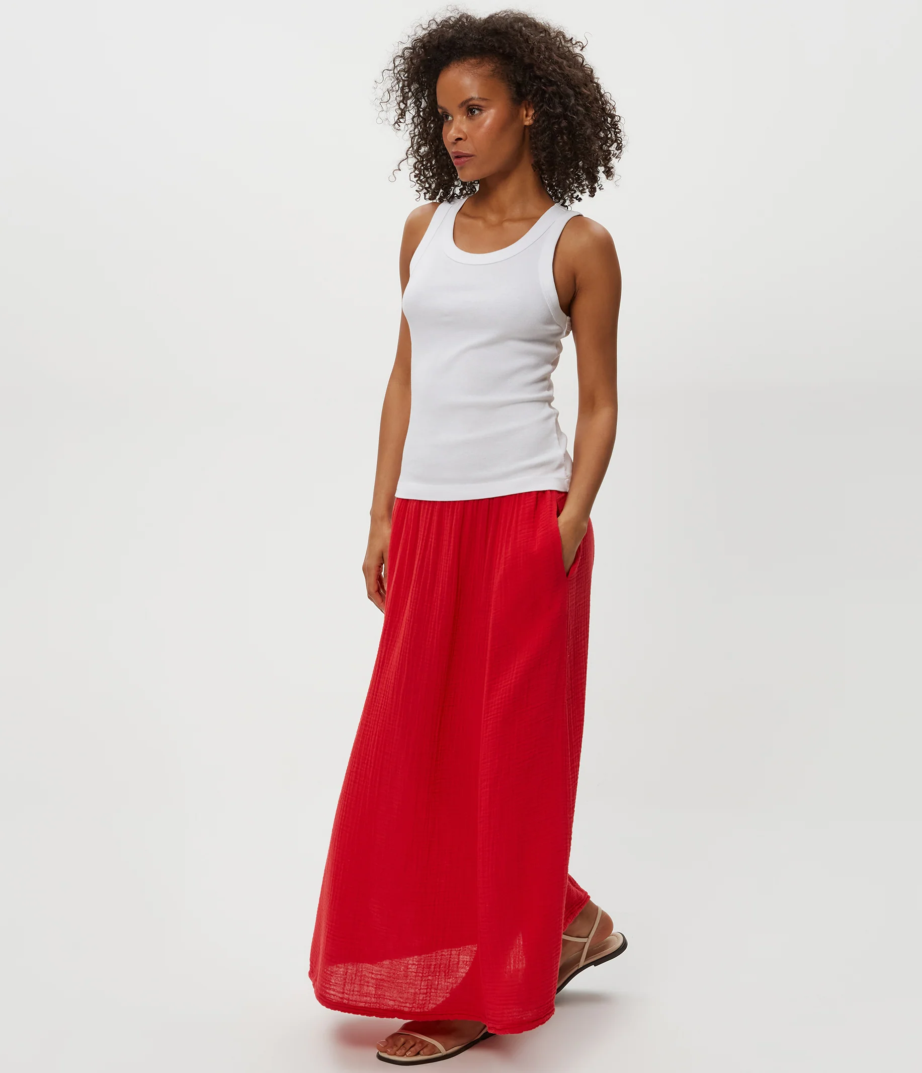 Phoebe Gauze Maxi Skirt - Image 30