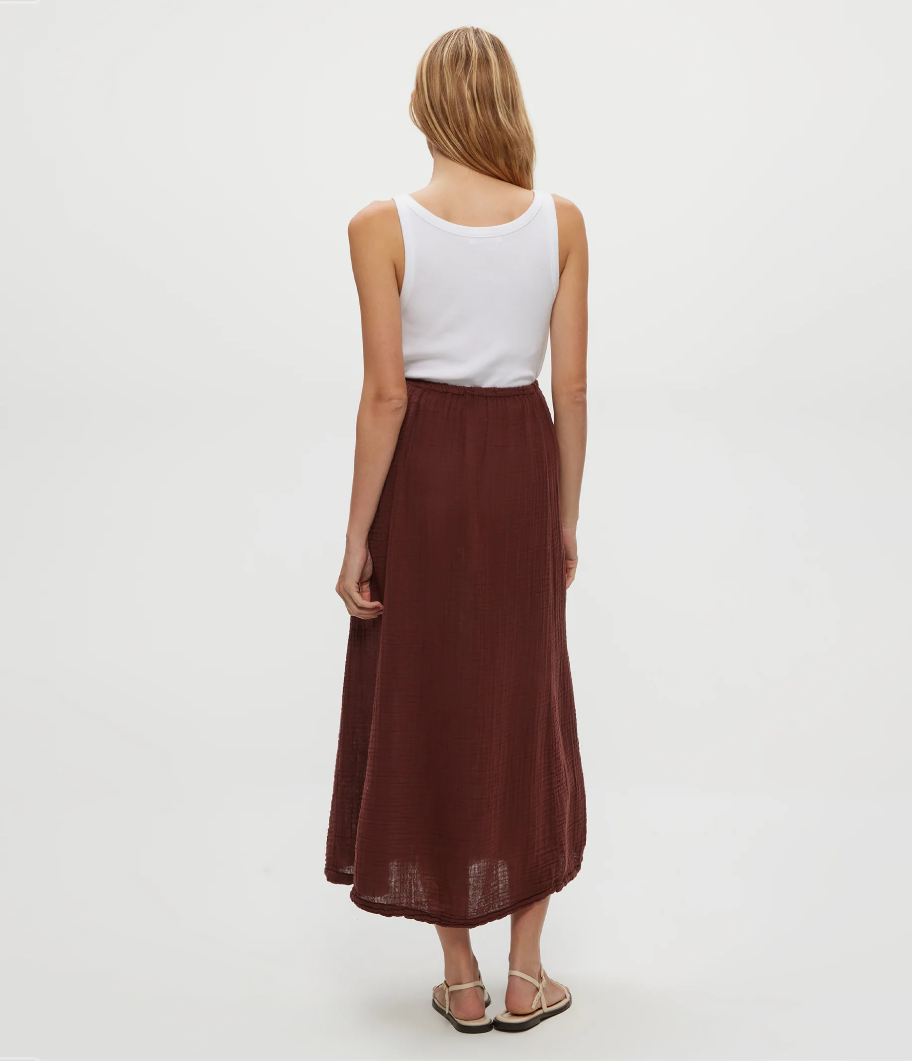 Phoebe Gauze Maxi Skirt - Image 4