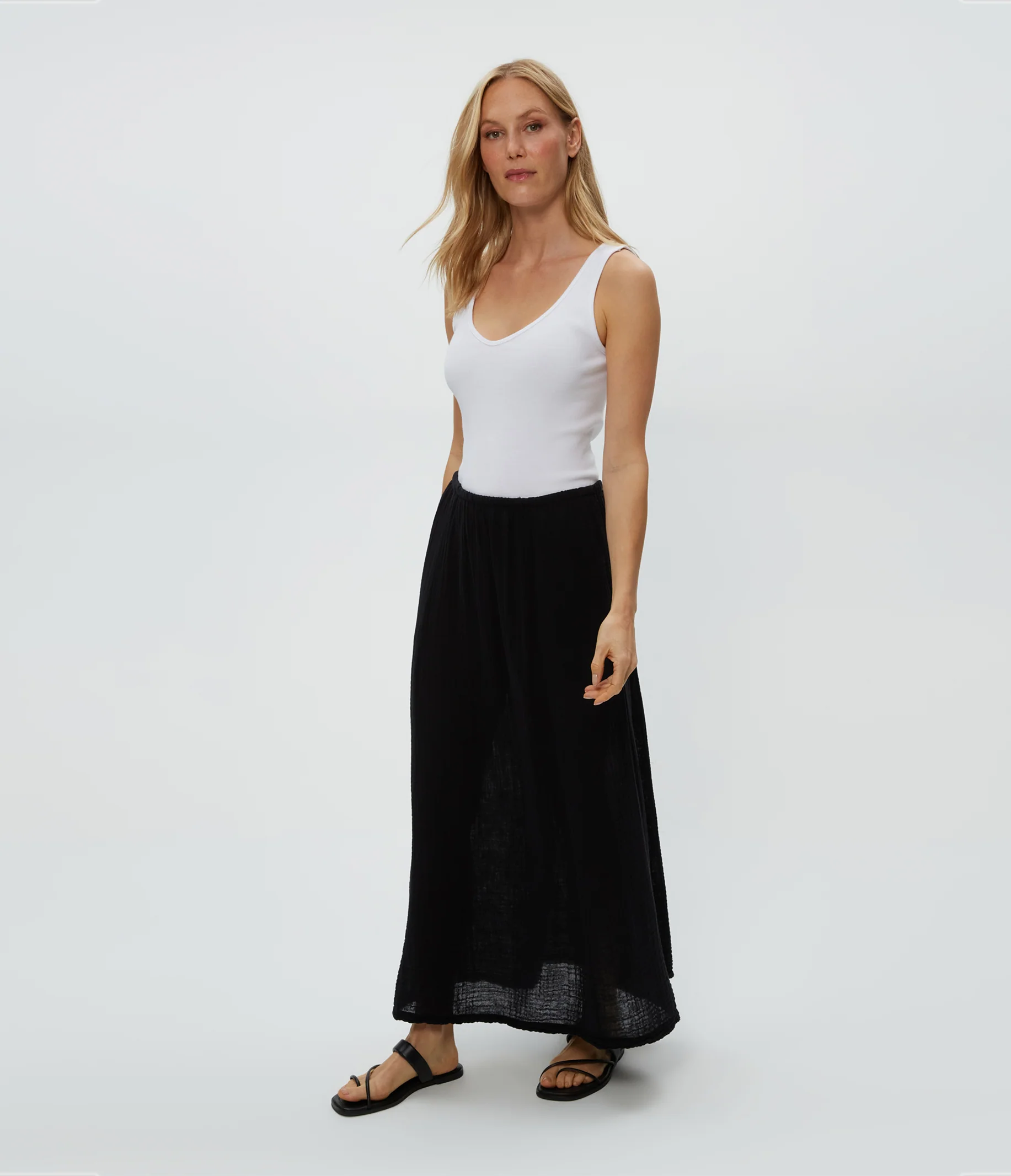 Phoebe Gauze Maxi Skirt - Image 6