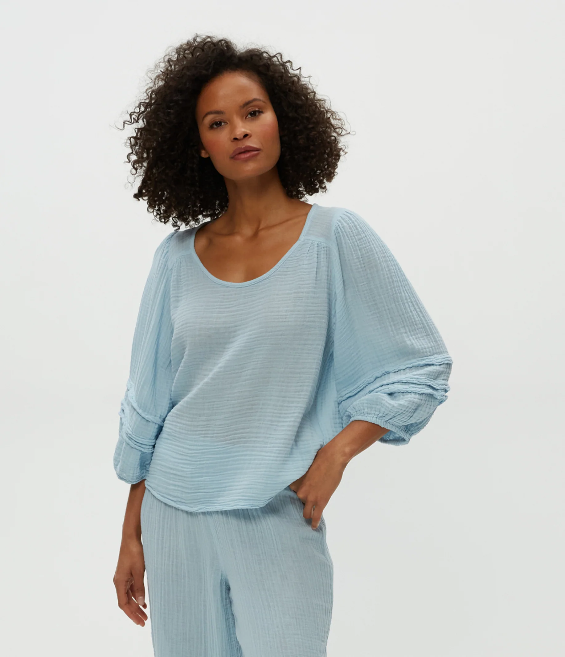 Pruitt Balloon Sleeve Top - Image 11