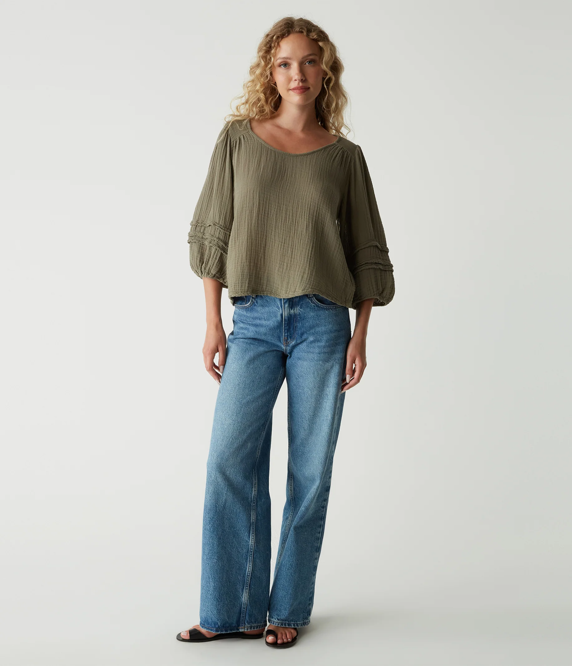 Pruitt Balloon Sleeve Top - Image 37