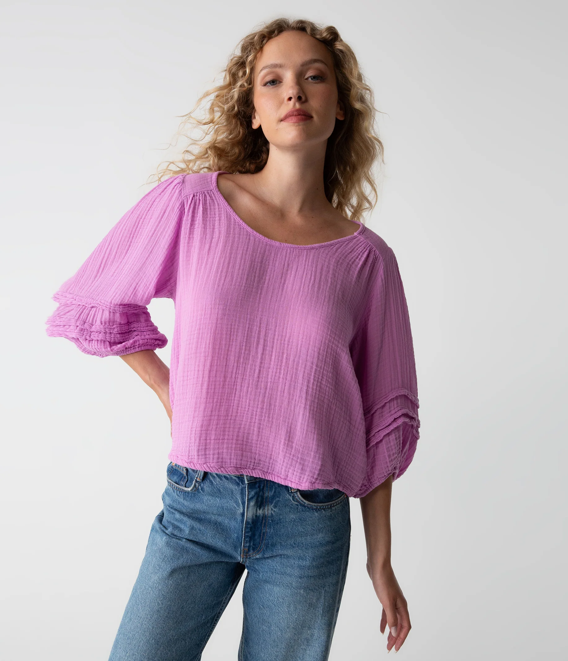 Pruitt Balloon Sleeve Top - Image 40