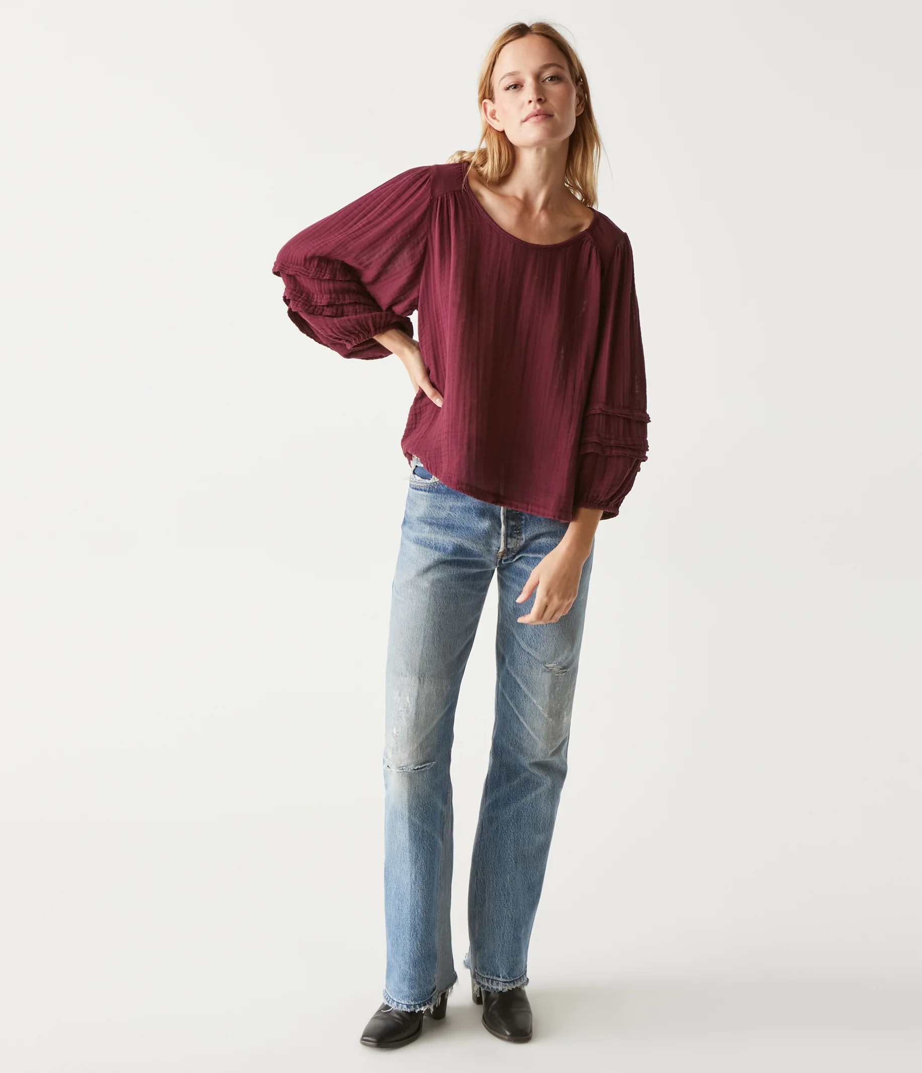 Pruitt Balloon Sleeve Top - Image 45