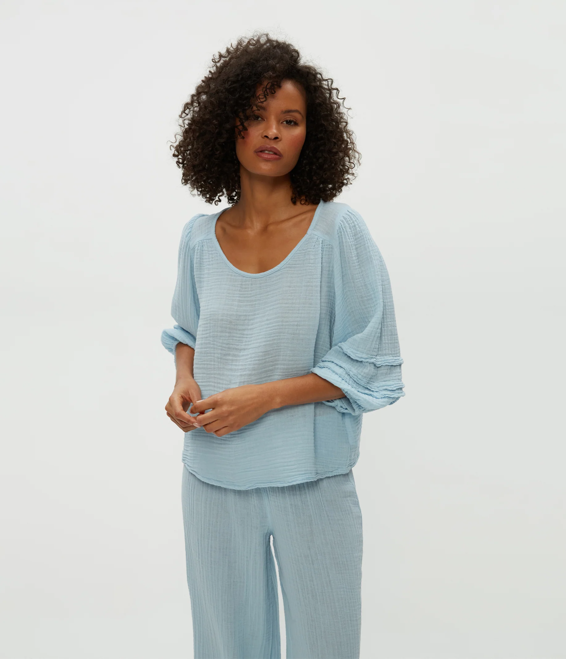 Pruitt Balloon Sleeve Top - Image 9