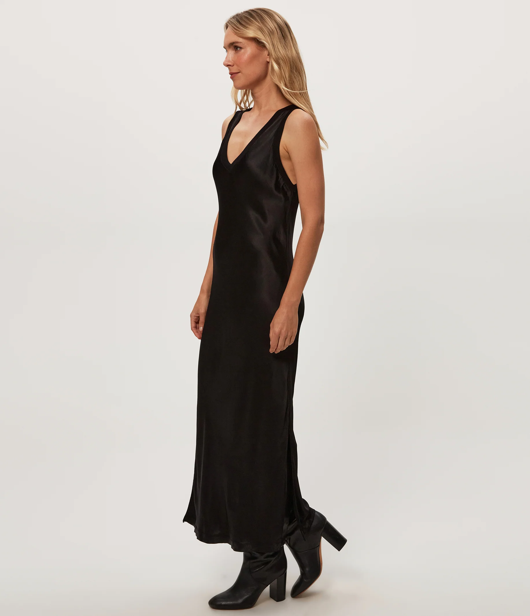 Randi Satin Midi Dress - Image 10