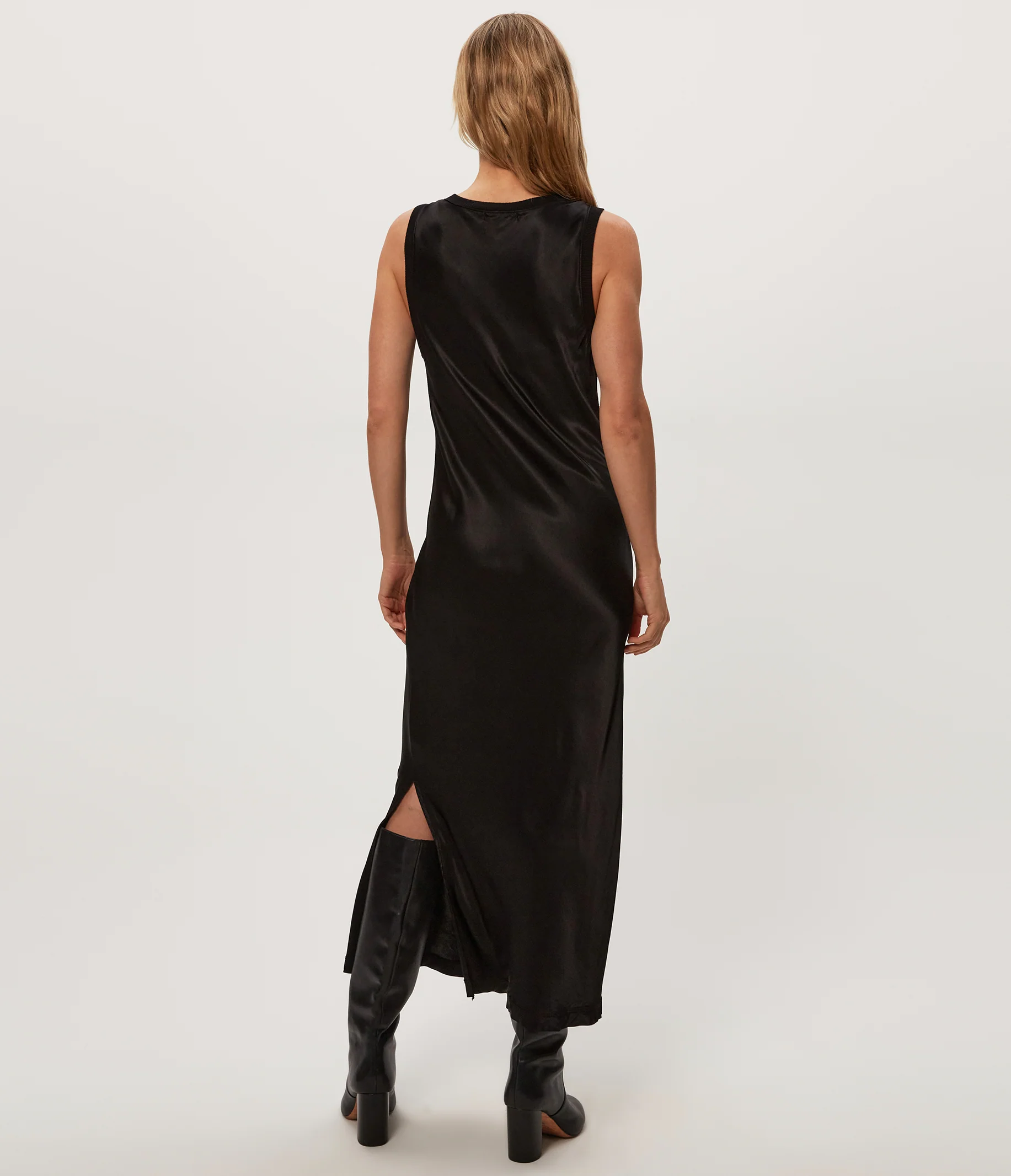 Randi Satin Midi Dress - Image 11