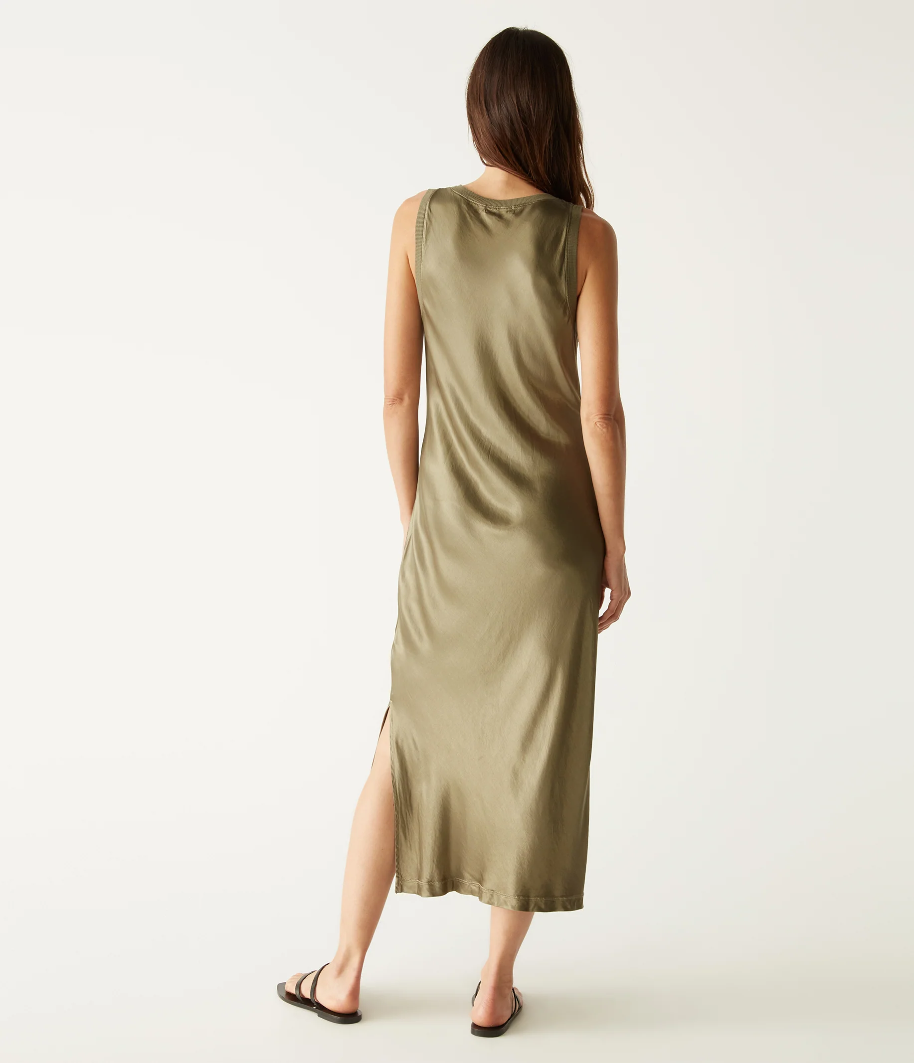 Randi Satin Midi Dress - Image 15
