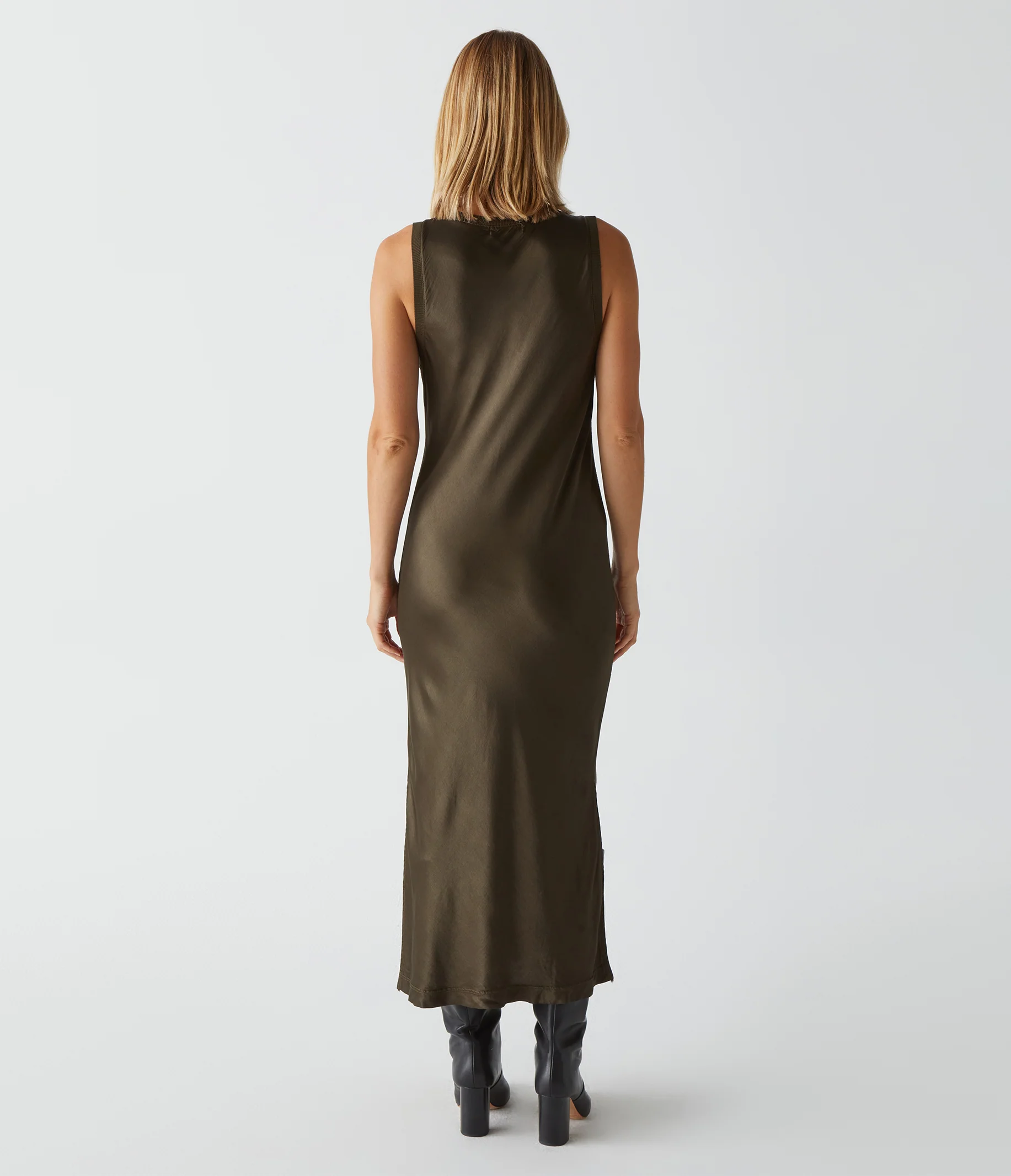 Randi Satin Midi Dress - Image 23