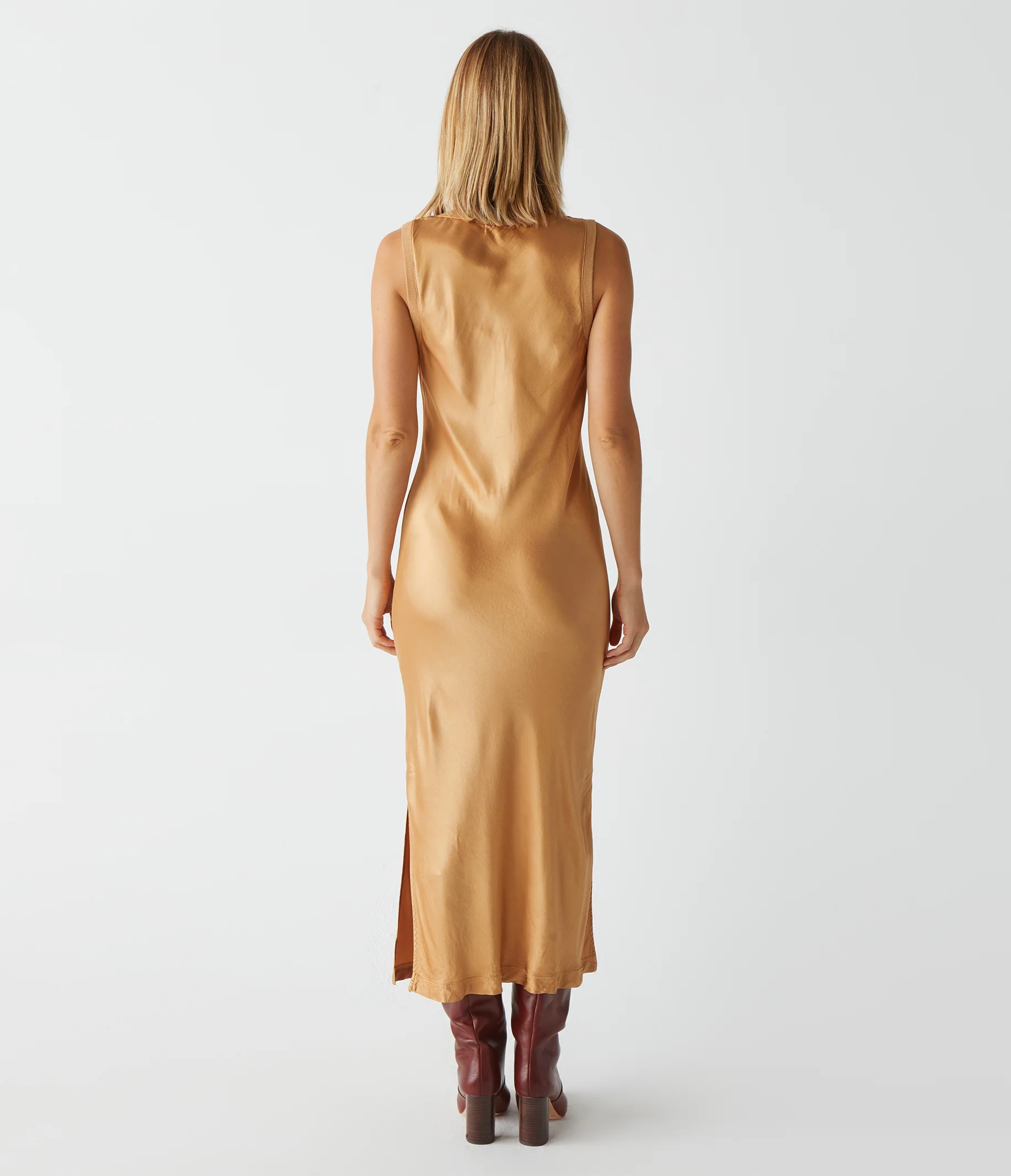 Randi Satin Midi Dress - Image 27