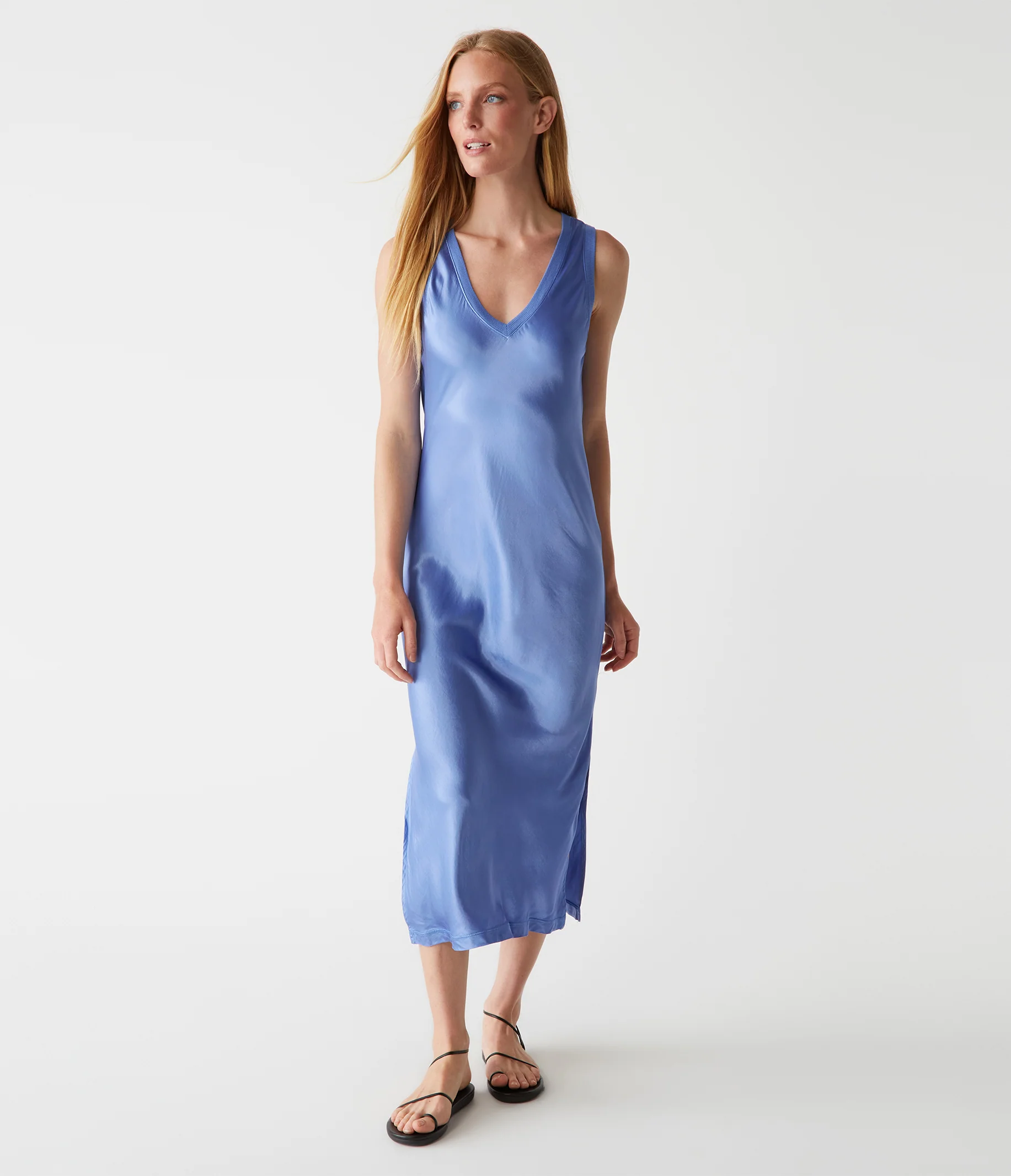 Randi Satin Midi Dress - Image 33