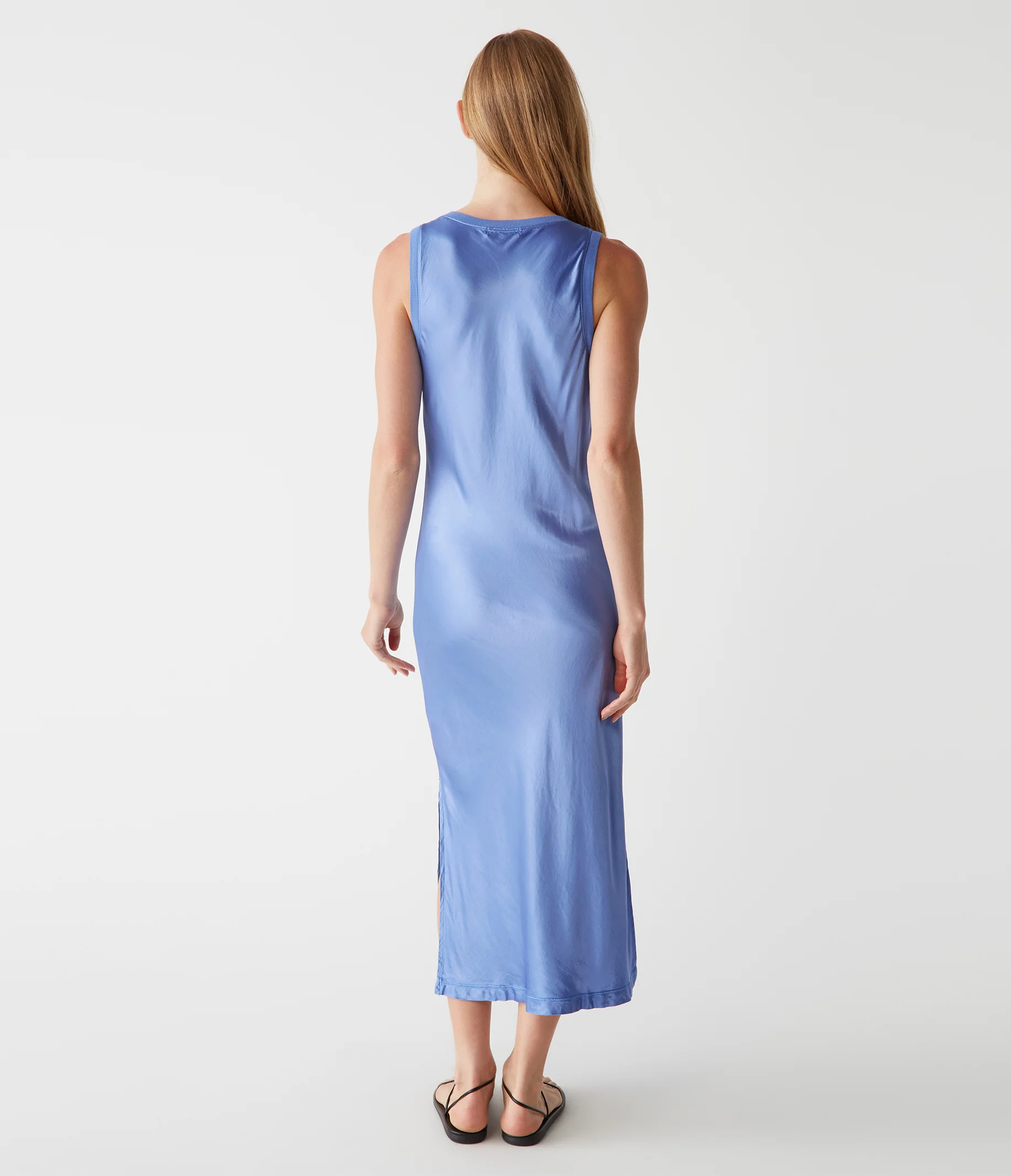 Randi Satin Midi Dress - Image 35