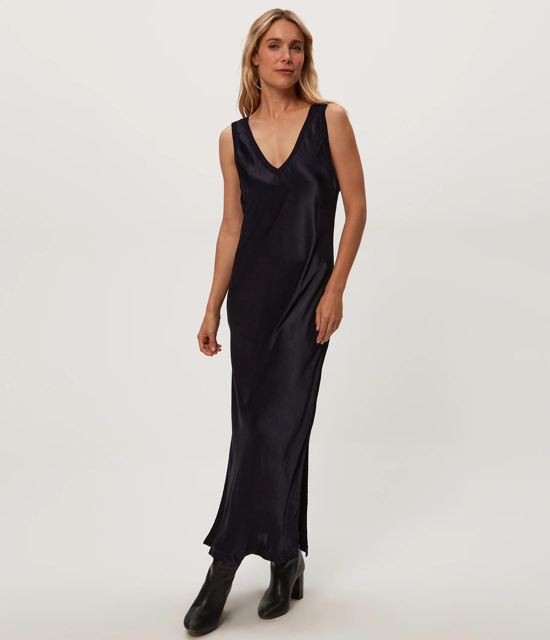 Randi Satin Midi Dress - Image 4