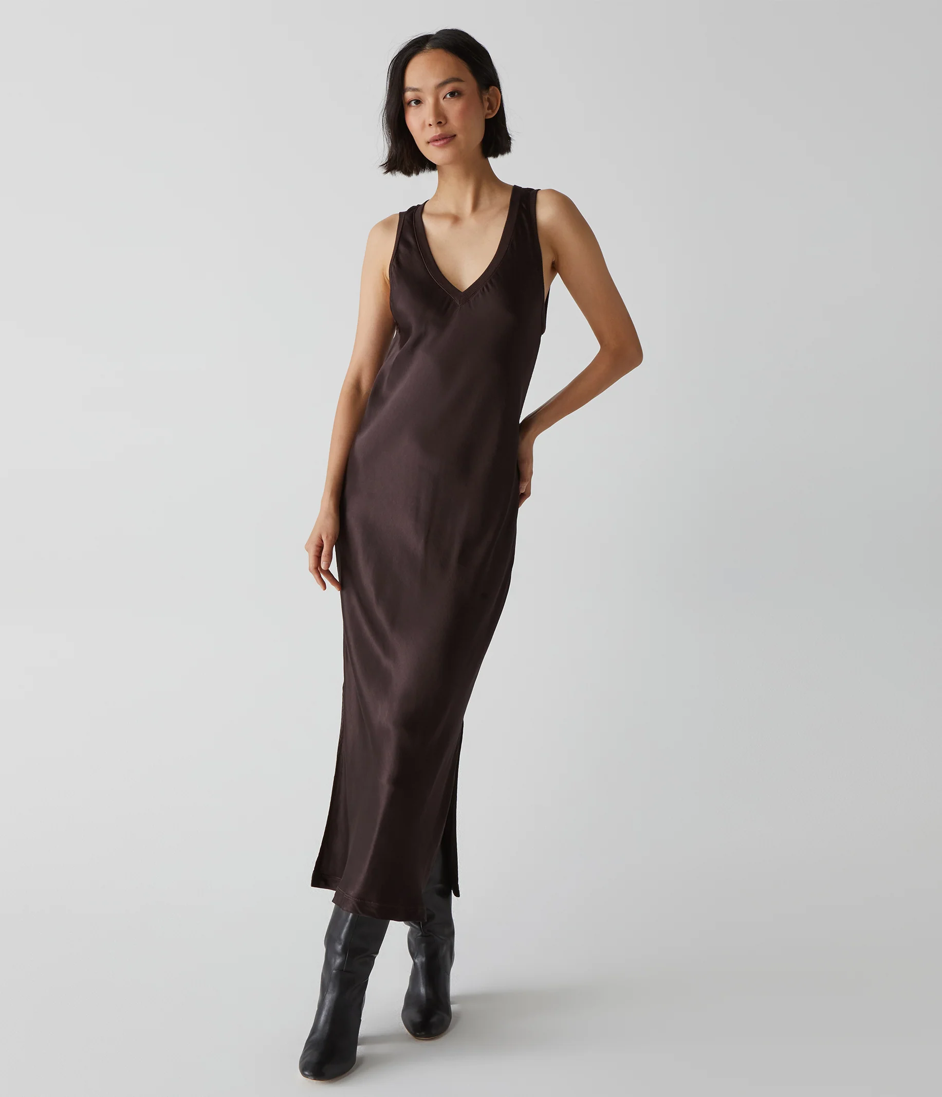 Randi Satin Midi Dress - Image 41