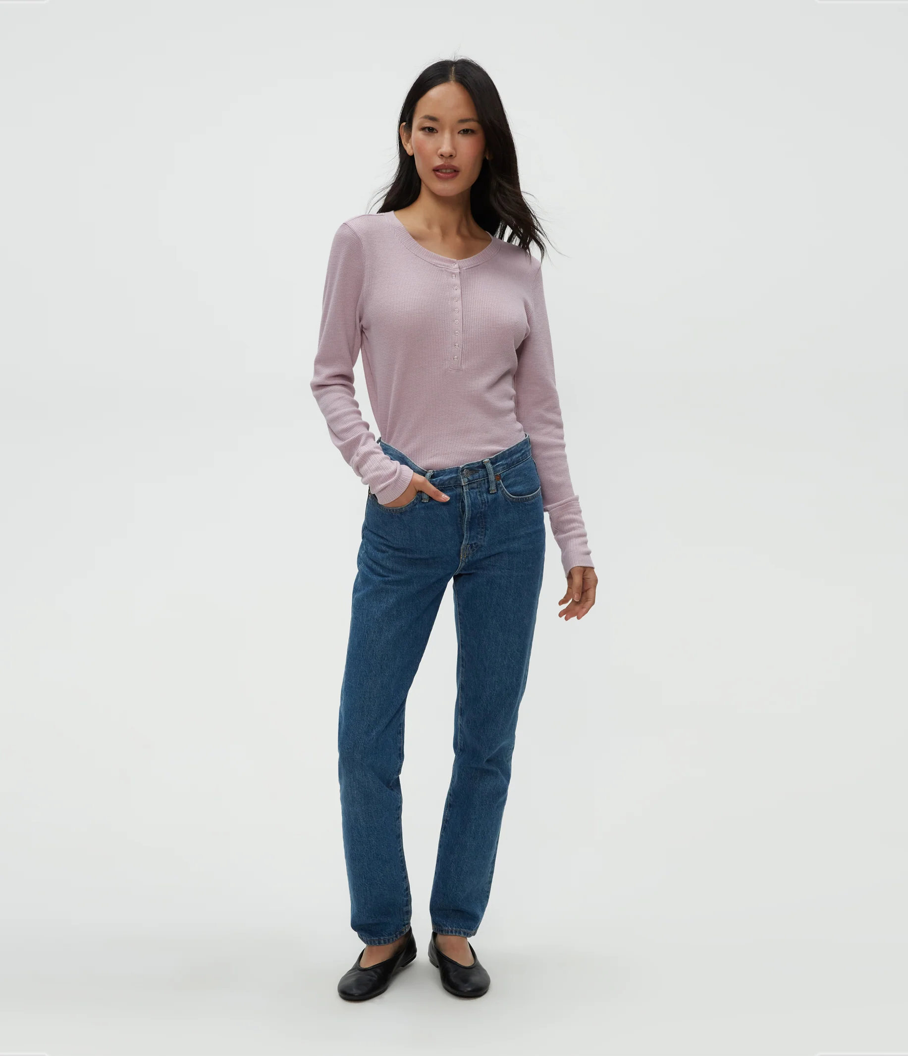 Regan Thermal Henley Tee - Image 10