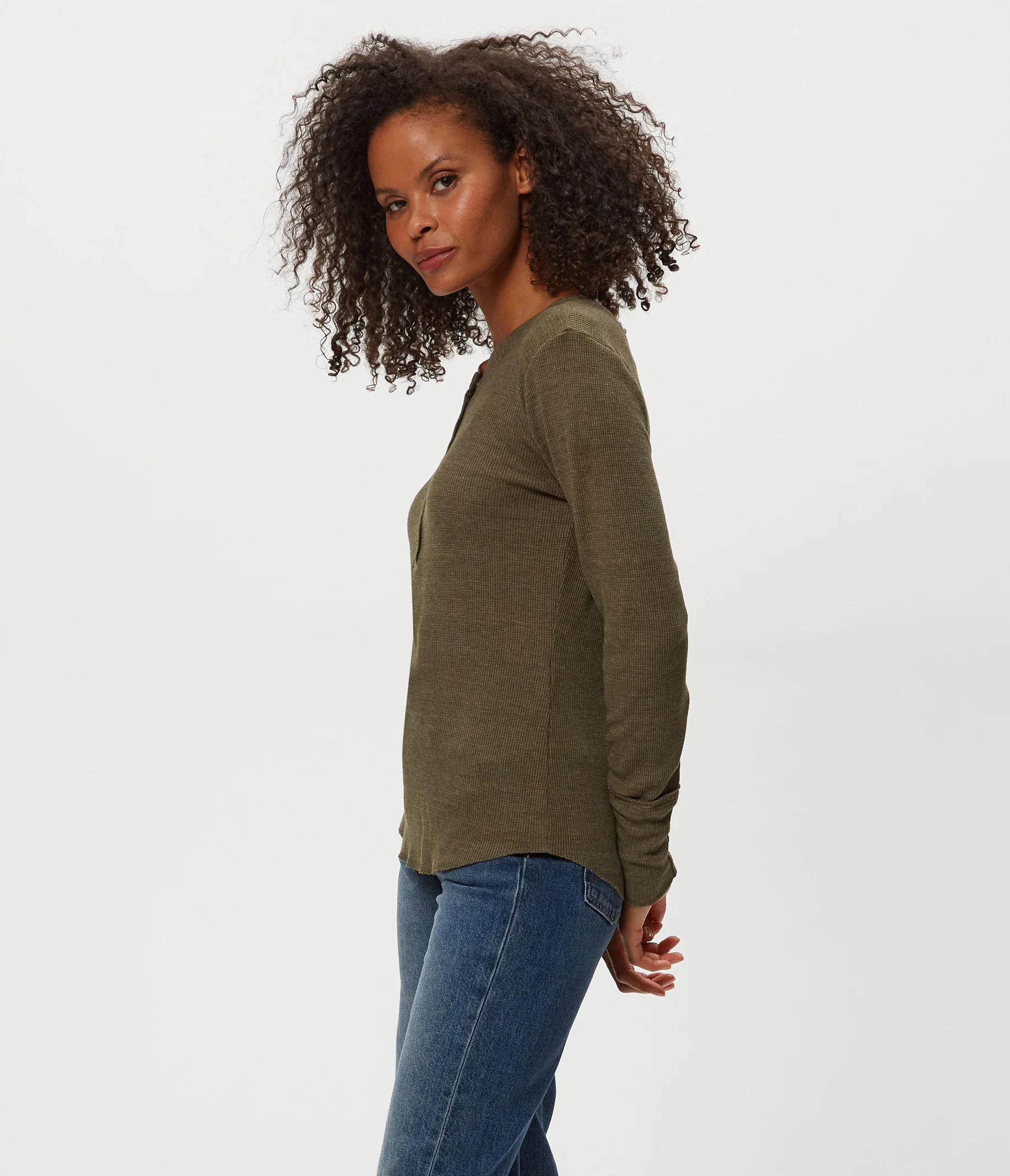 Regan Thermal Henley Tee - Image 101