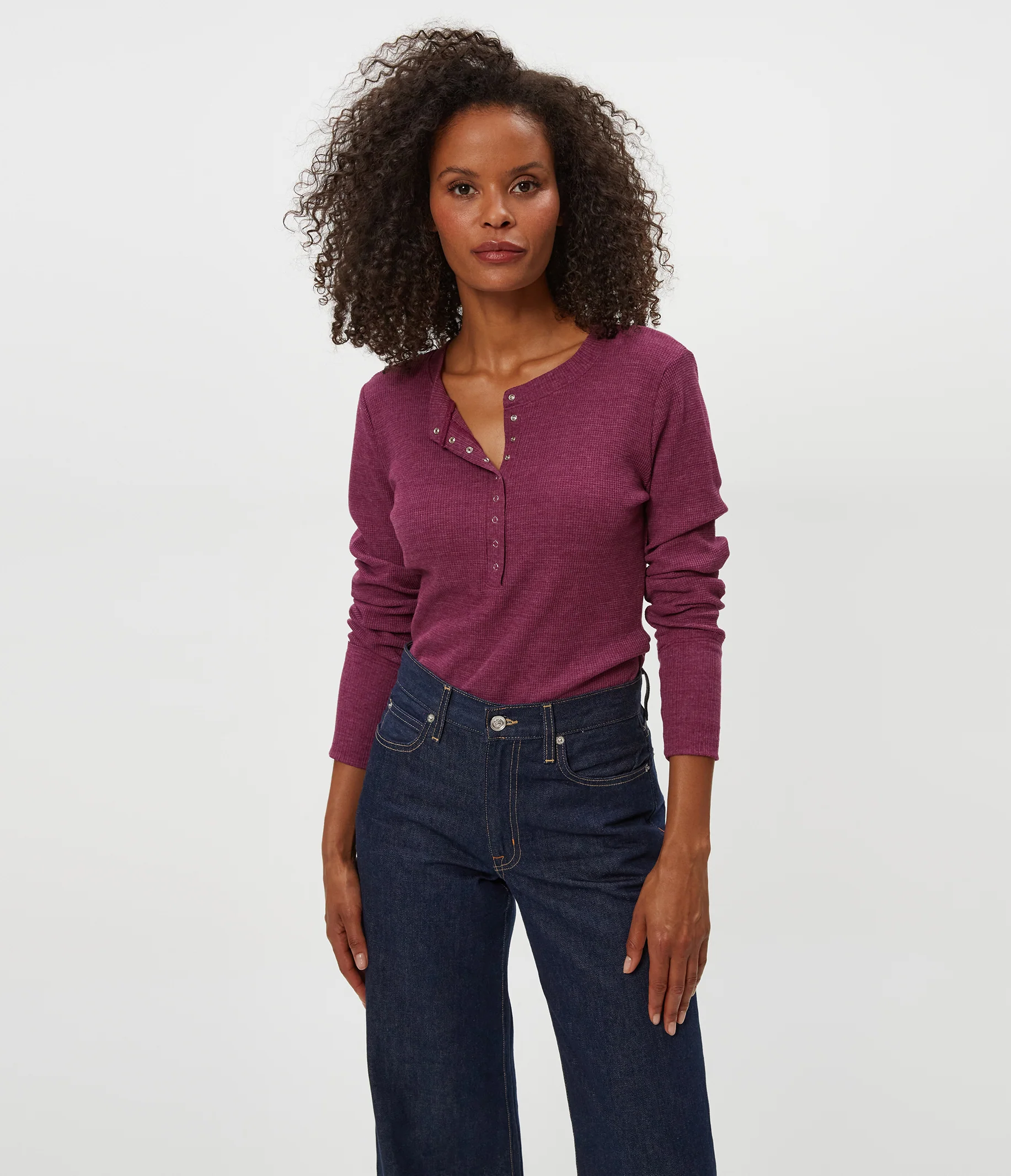 Regan Thermal Henley Tee - Image 103