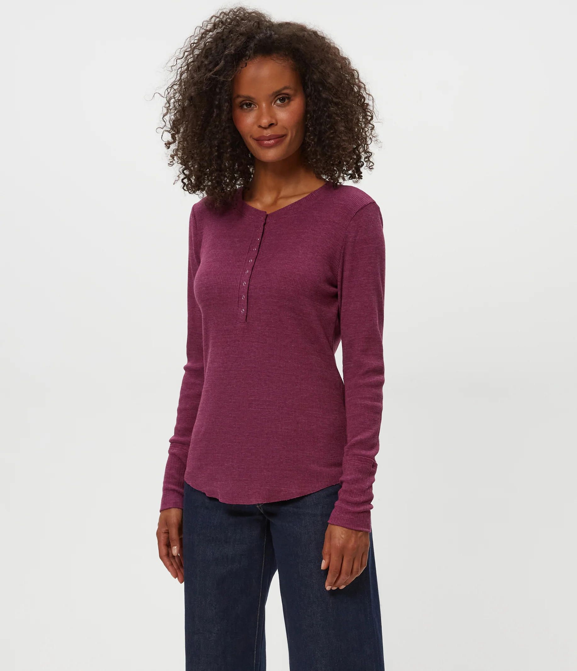 Regan Thermal Henley Tee - Image 105