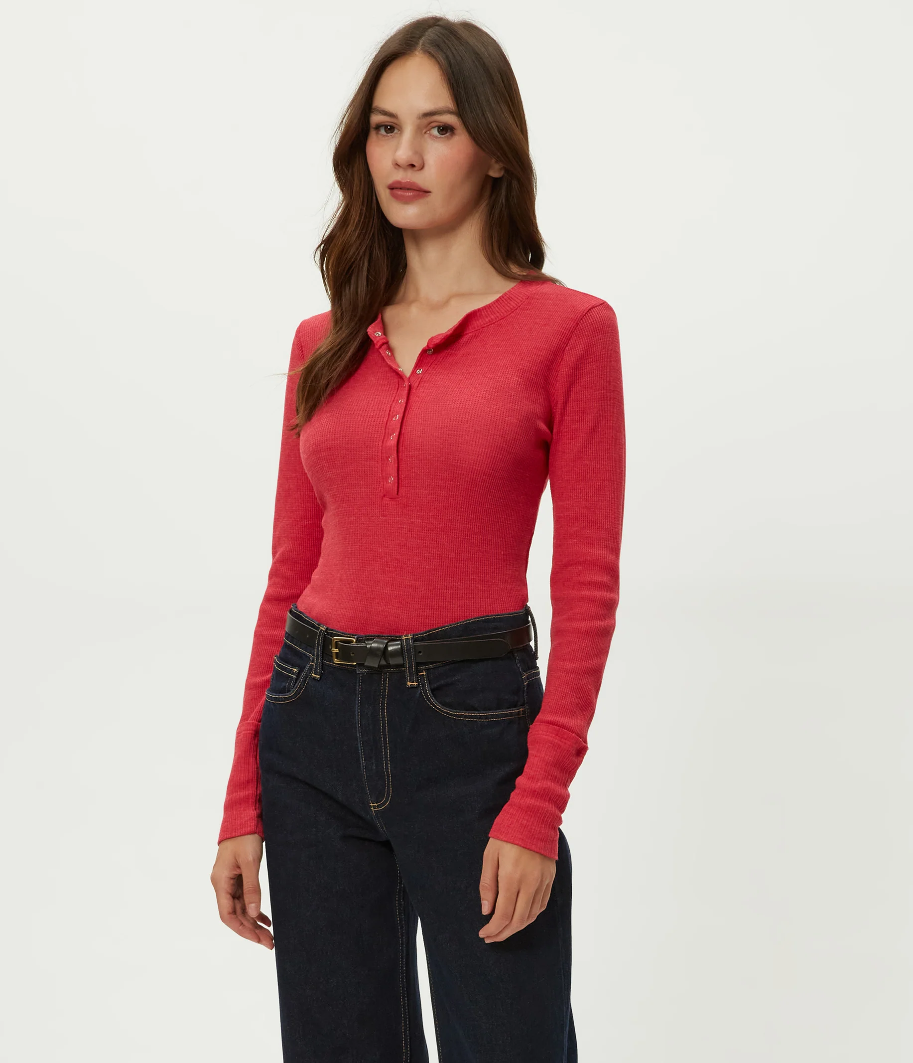 Regan Thermal Henley Tee - Image 113