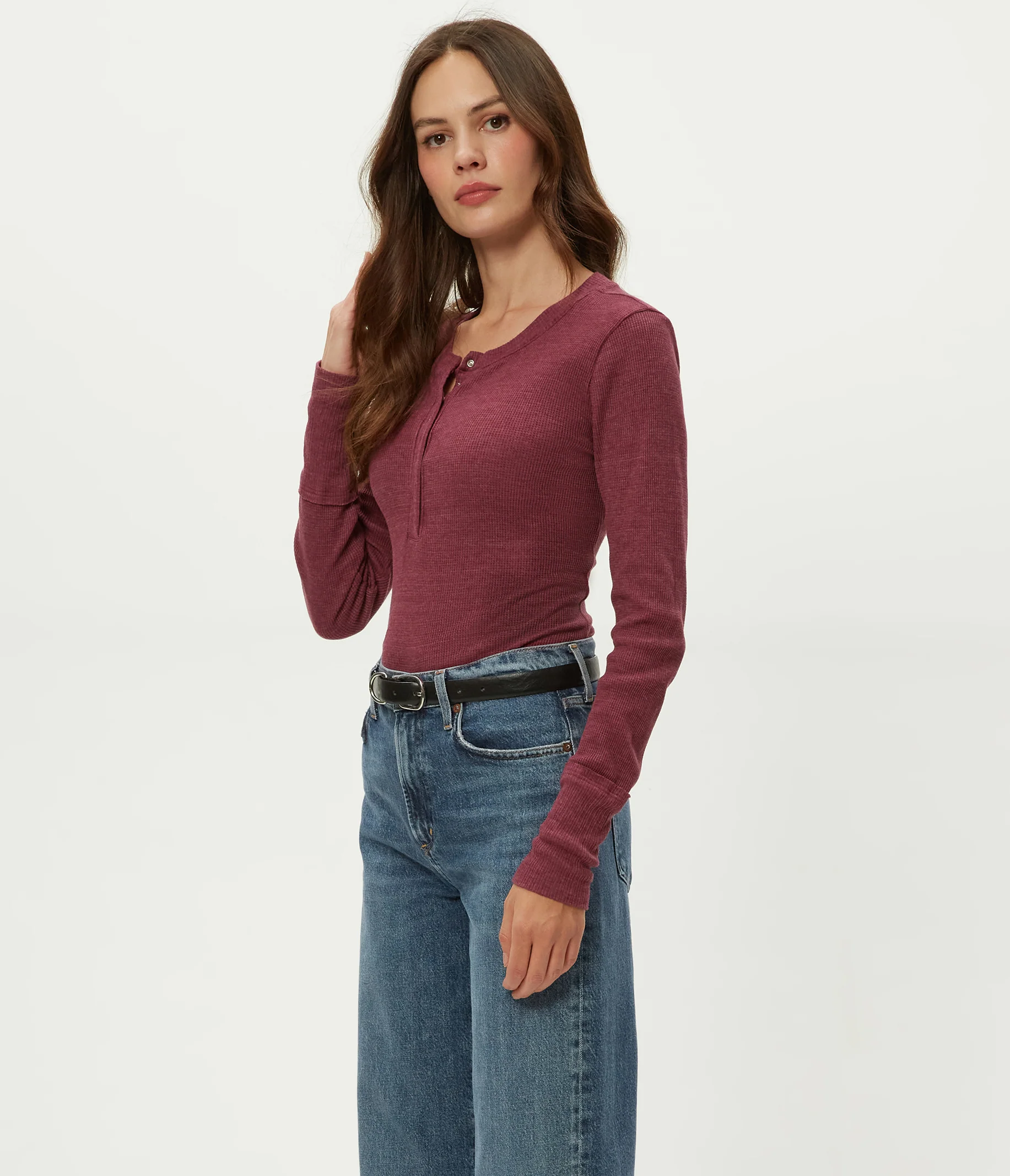 Regan Thermal Henley Tee - Image 117