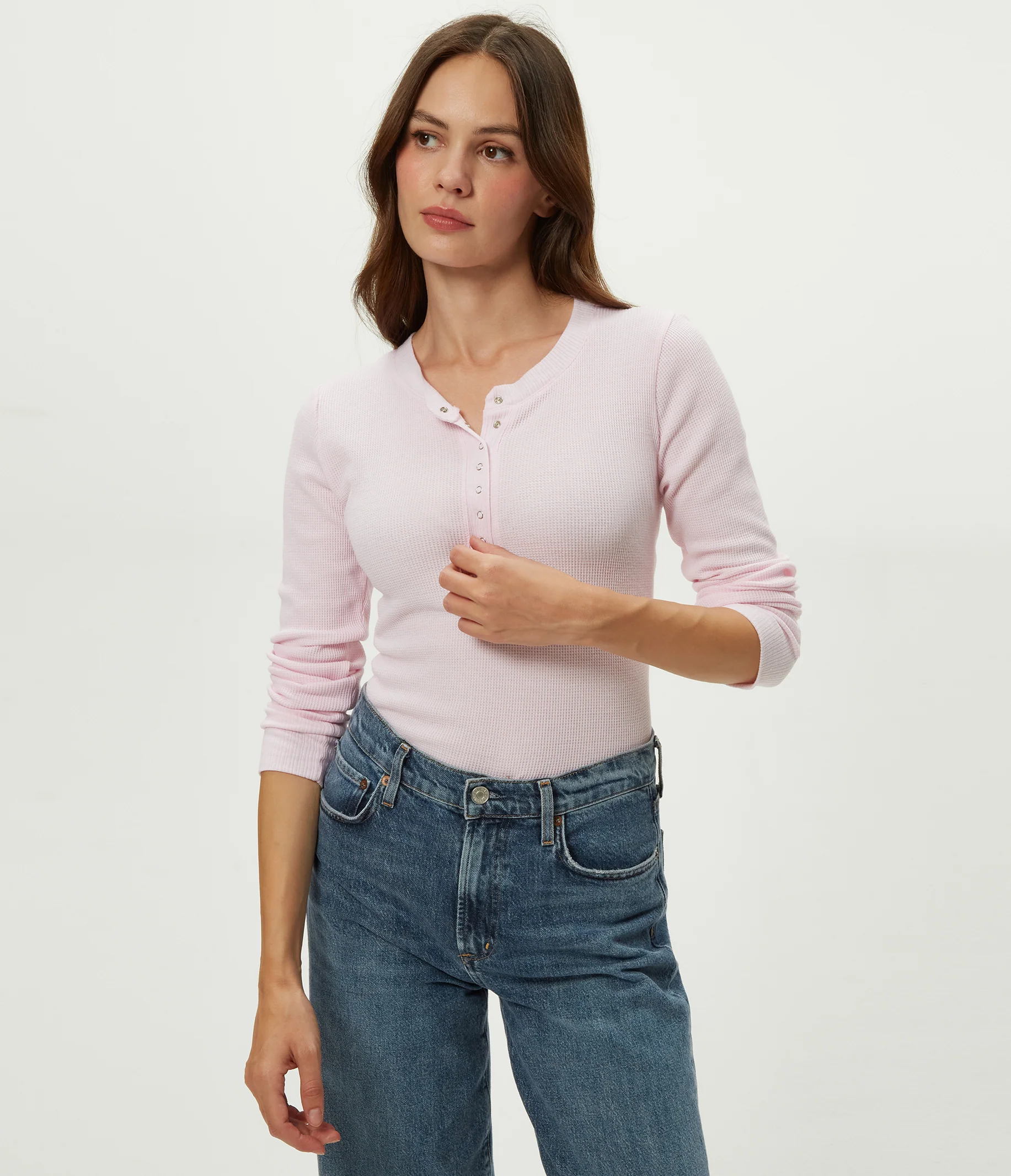 Regan Thermal Henley Tee - Image 127