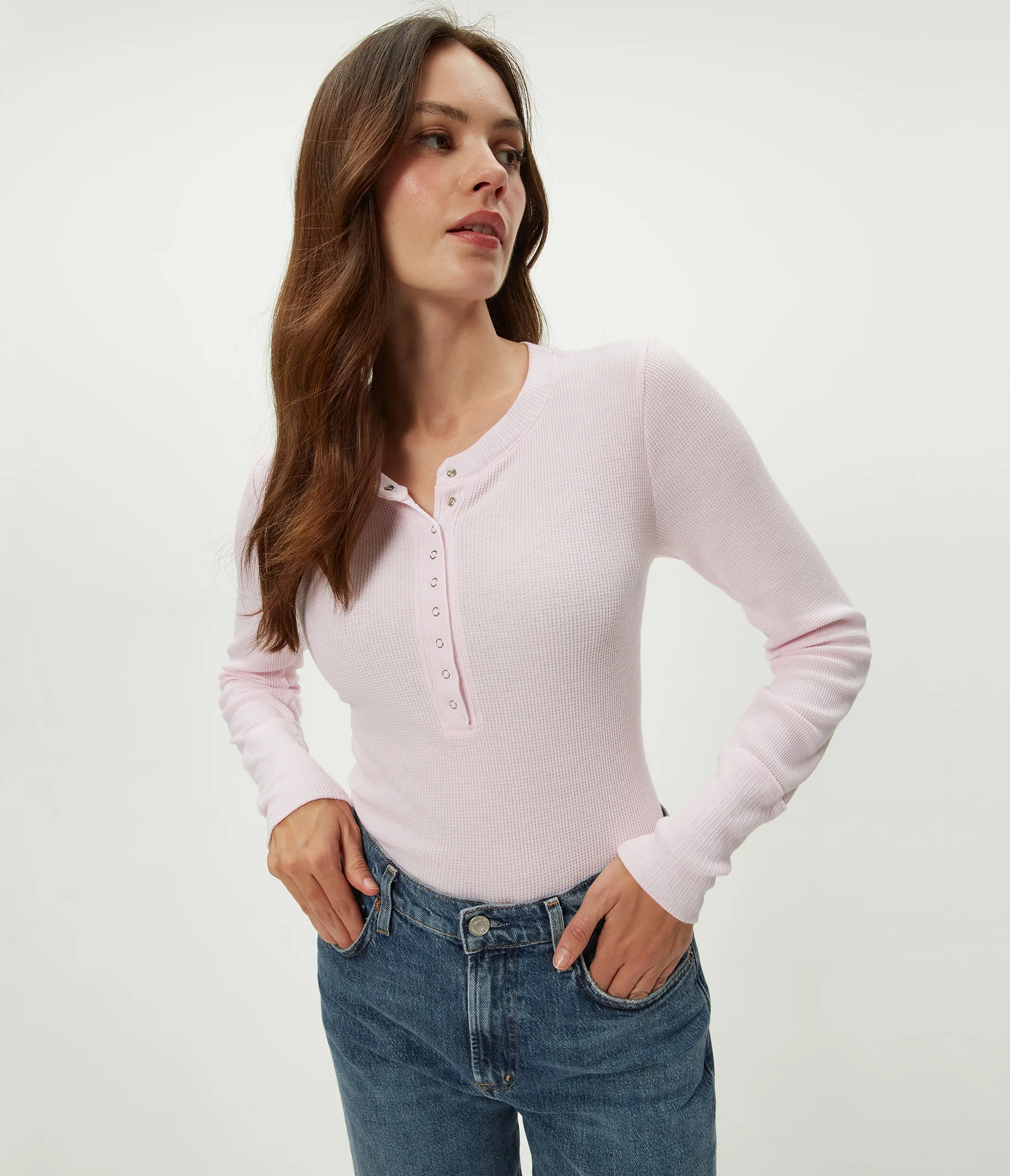 Regan Thermal Henley Tee - Image 129