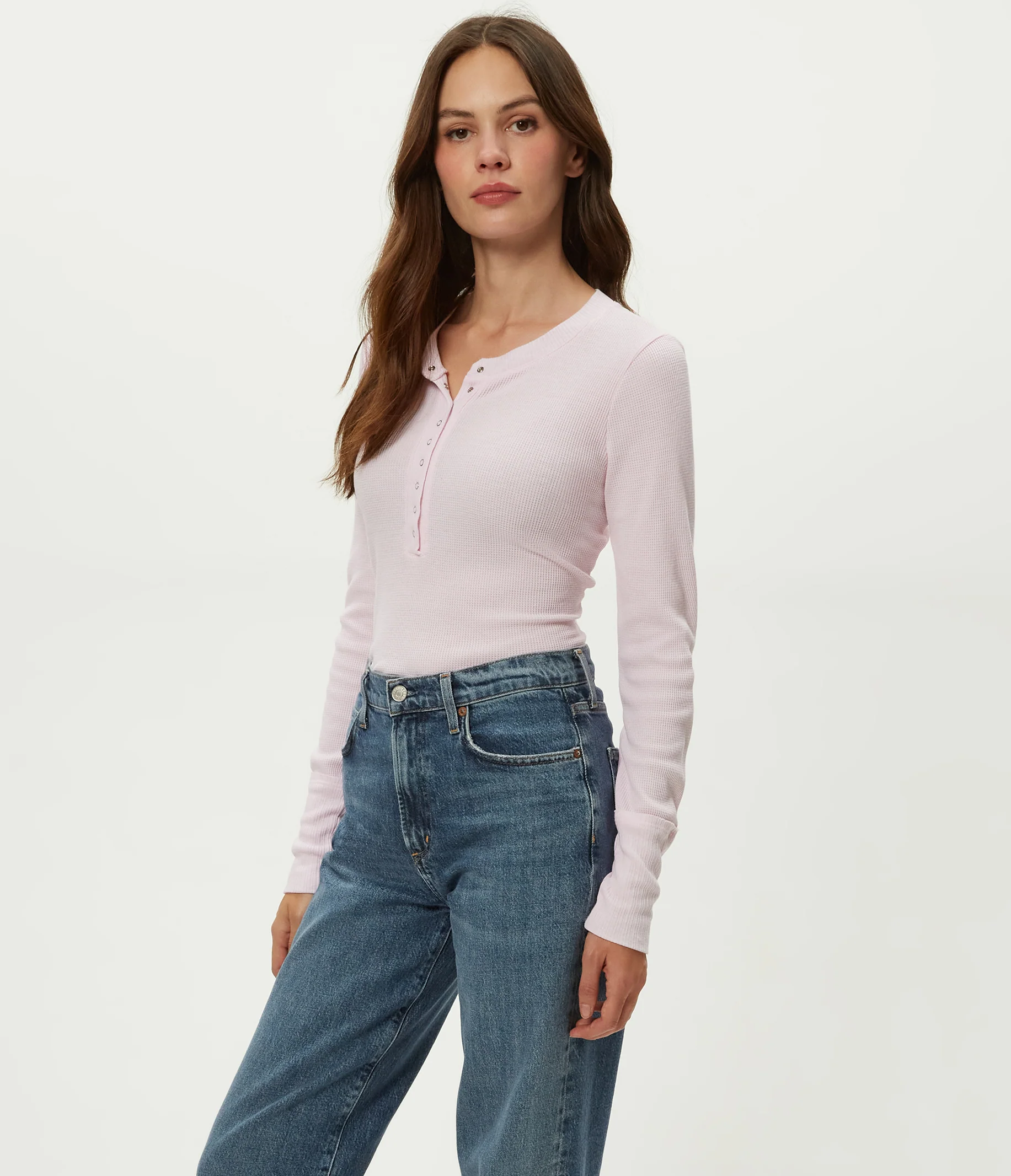 Regan Thermal Henley Tee - Image 130