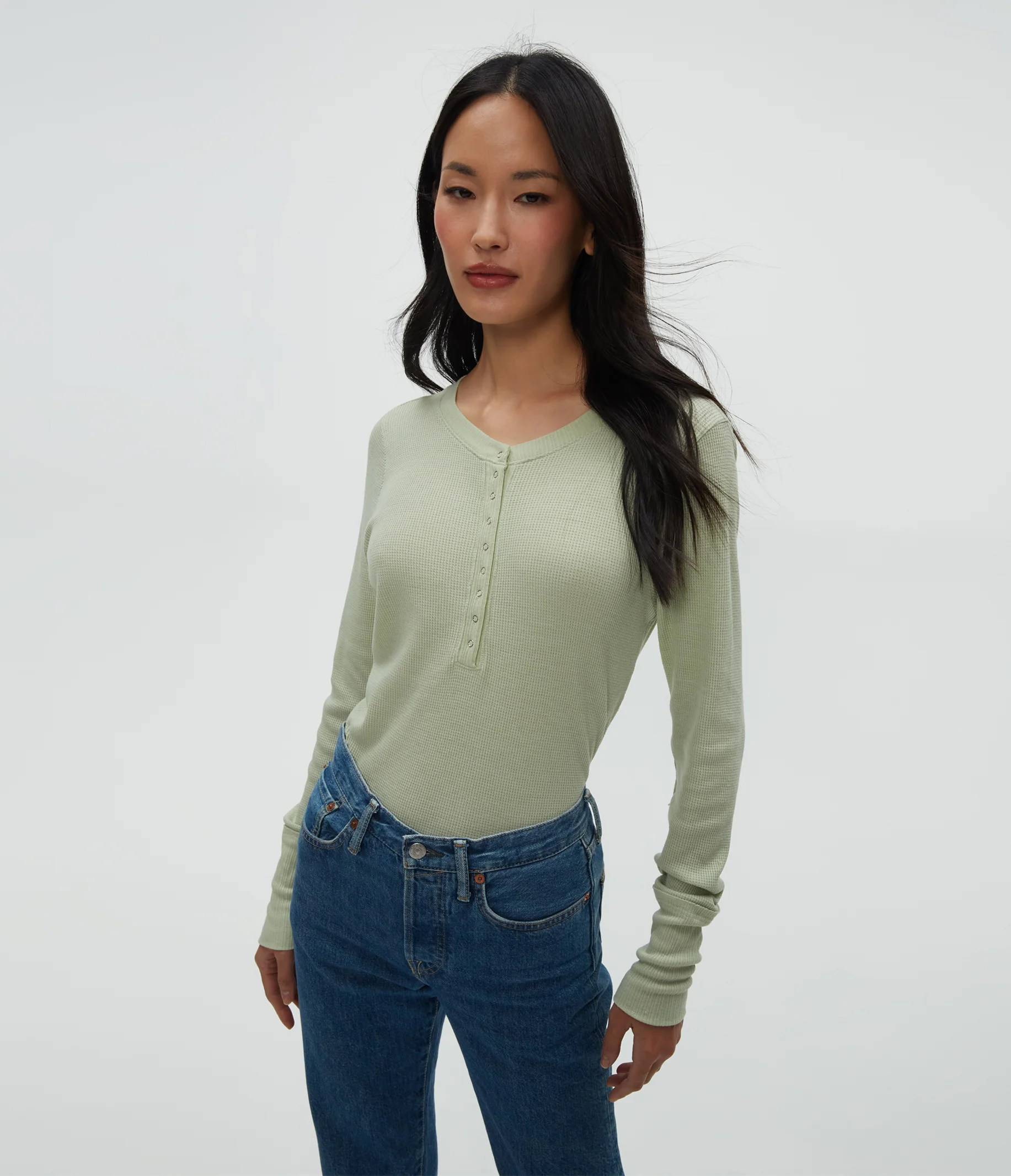 Regan Thermal Henley Tee - Image 17
