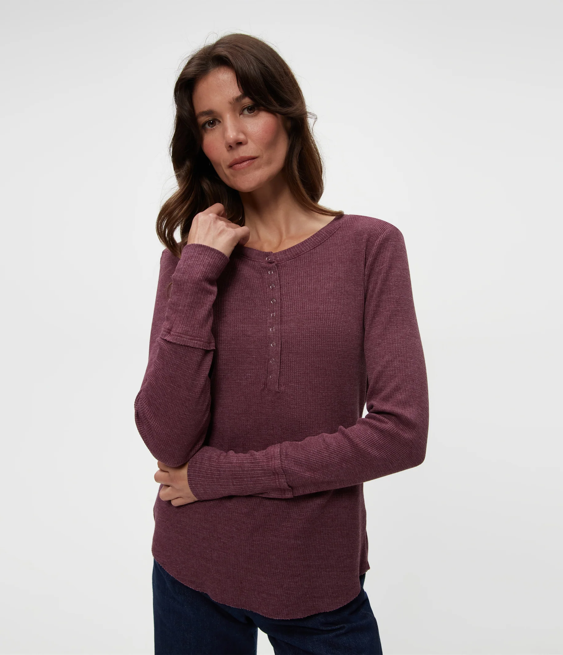 Regan Thermal Henley Tee - Image 34