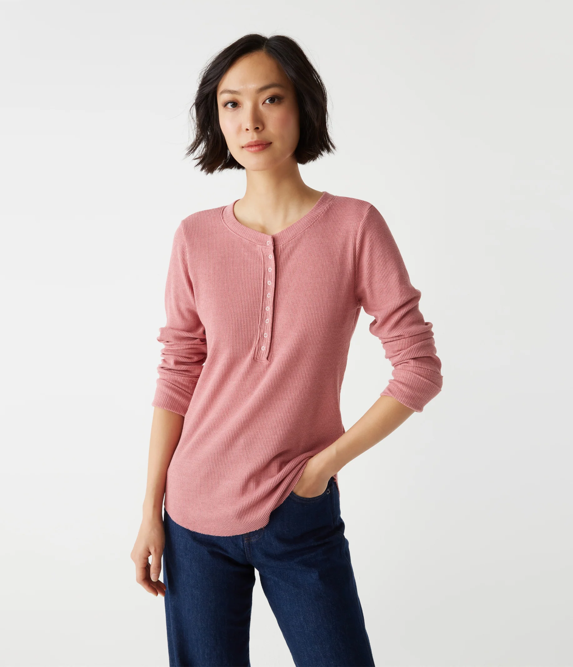 Regan Thermal Henley Tee - Image 42