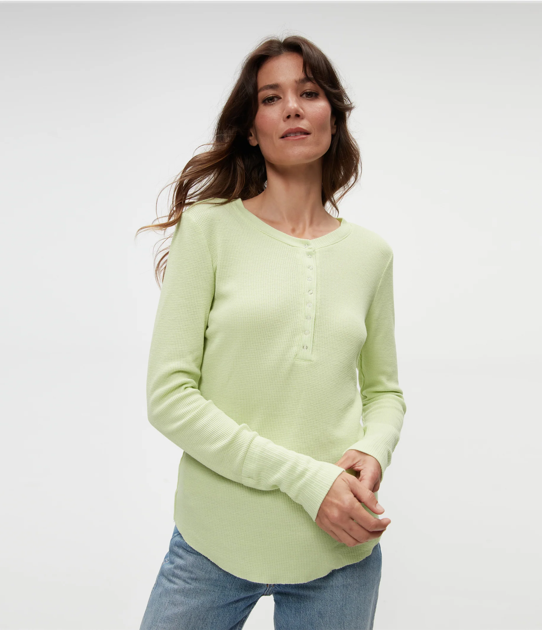 Regan Thermal Henley Tee - Image 5