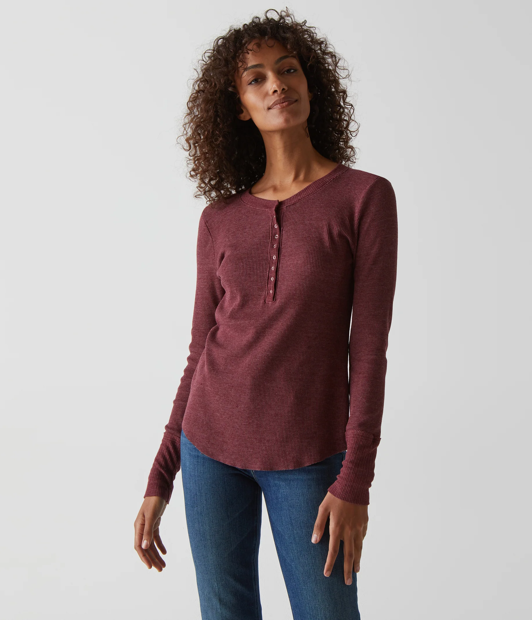 Regan Thermal Henley Tee - Image 50