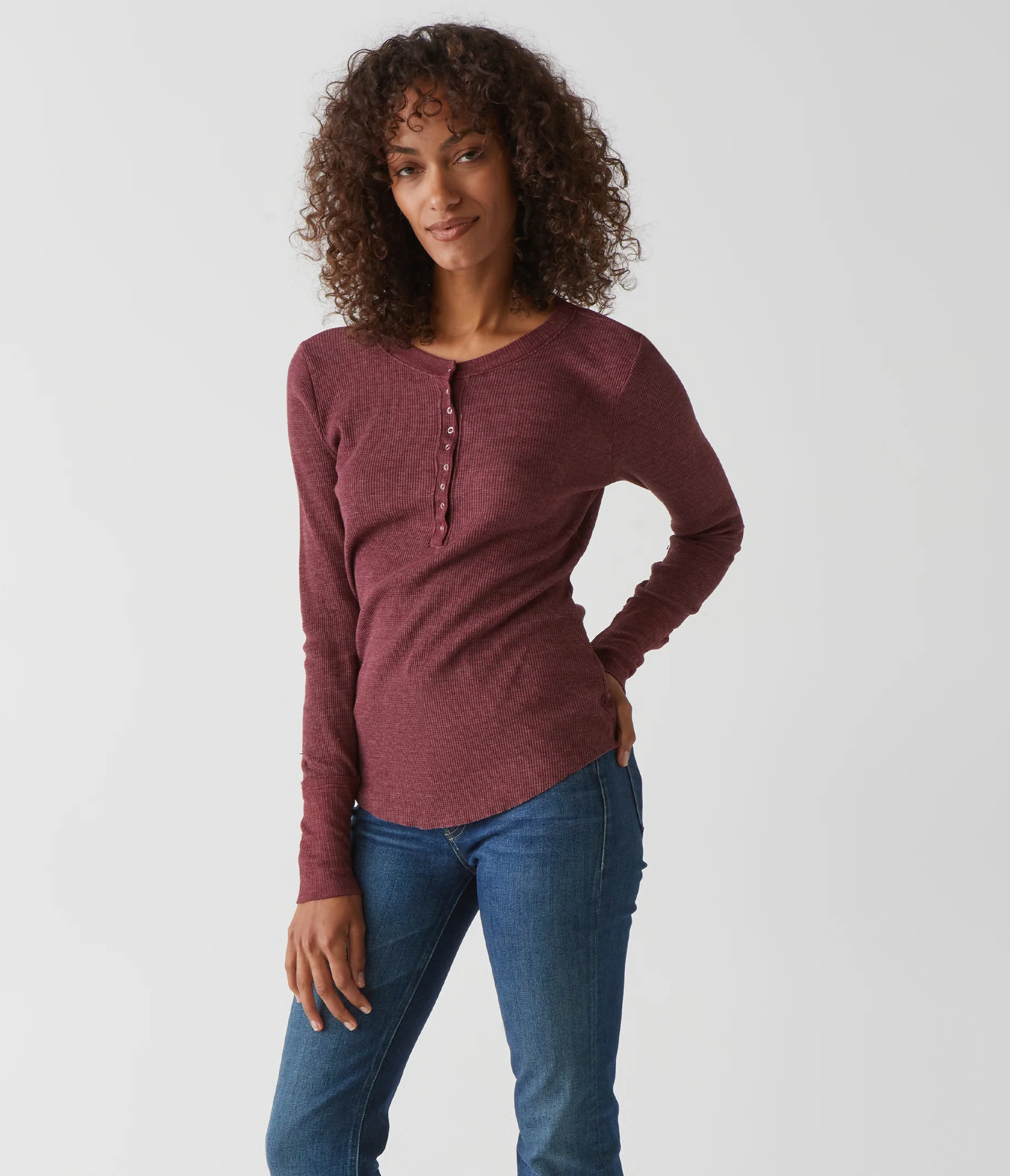 Regan Thermal Henley Tee - Image 52