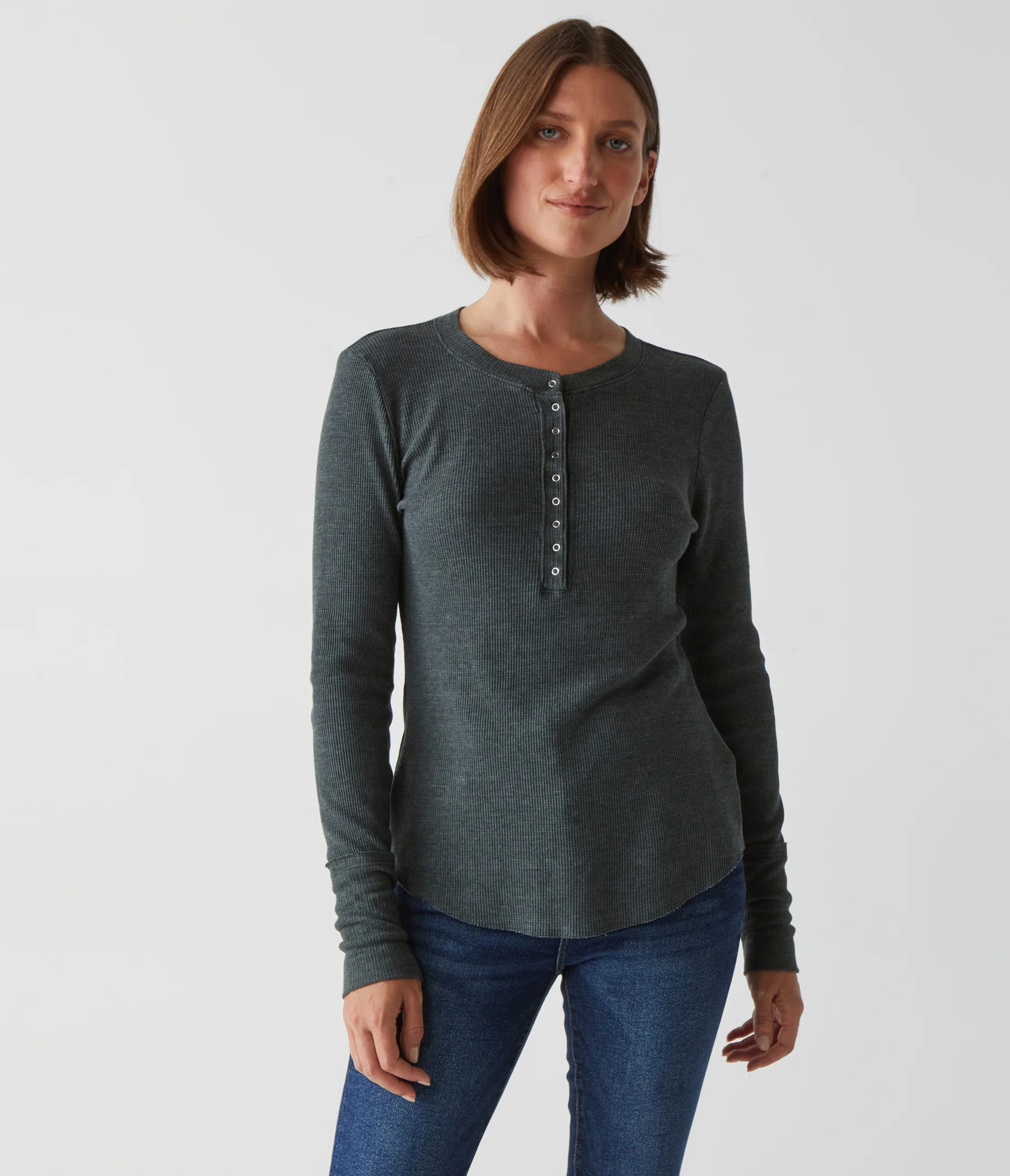 Regan Thermal Henley Tee - Image 54